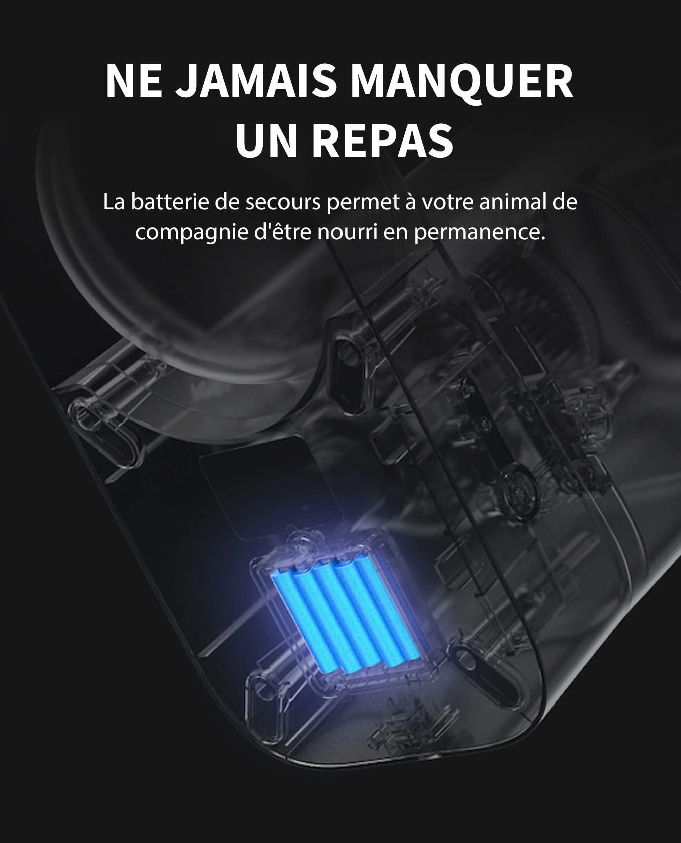 PETKIT Distributeur Automatique pour Chats et Chiens,2.4G WiFi 3L Mangeoire Automatique, Connecté App,avec Bol en Acier Inoxydable,Jusqu'à 10 Repas par Jour,Double Alimentation d'énergie(Blanc Pâle)