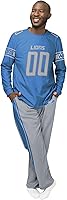 Vista 4 de FOCO NFL mens Nfl Team Logo Gameday Ready Jersey Pajama Set