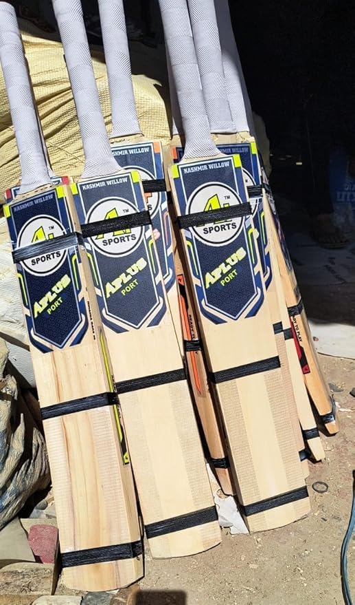 Image of Pro Play Popular Willow Cricket Bat Full Size with Bat Cover Play for Plastic Ball | Rubber Ball | Tennis Ball (Scoop Band)