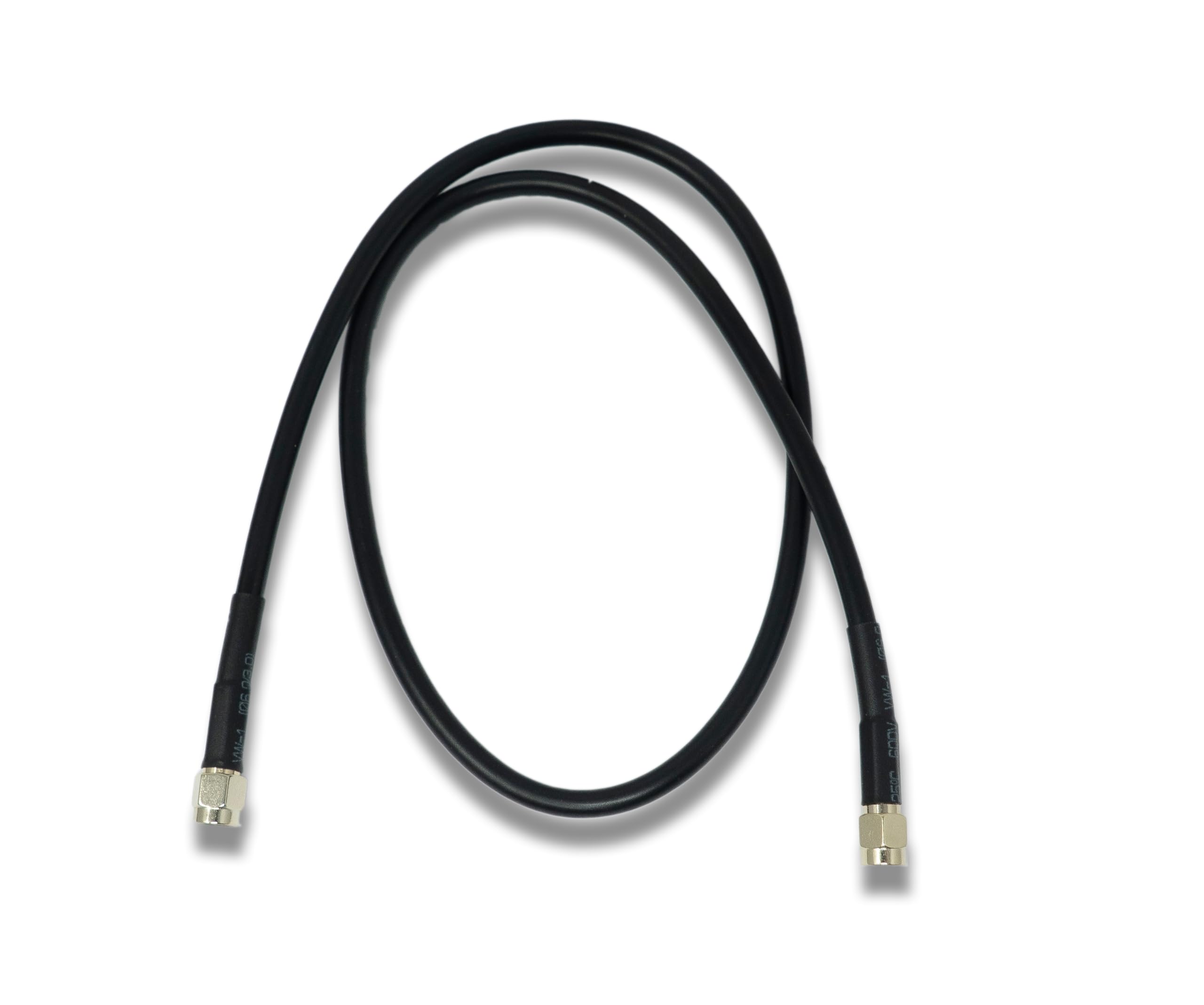 SYSTEM-S Kabel koncentryczny 60 cm RG58 wtyczka do wtyczki RG58C/U SMA
