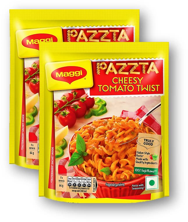 Maggi Pazzta Cheesy Tomato Twist 64g (pack of 2) Unique