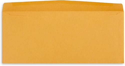 Miniatura 4 de Blue Summit Supplies 500#12 Sobres de 4.75 x 11 pulgadas, sobres de manila marrón de gran tamaño con sello engomado, papel kraft de 24 libras