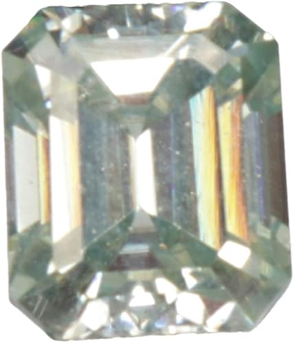 GEMHUB Moissanite Diamond Loose Stone 2.50 Carat Emerald Cut Blue Moissanite Dia