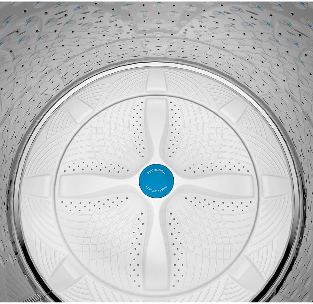 28-Inch Top Load Smart Washer, 5.0 Cu. Ft., 12 Wash Cycles, 7 Wash Options, Smarter Wash Technology, Wi-Fi Enabled, Smart FlexDispense™White