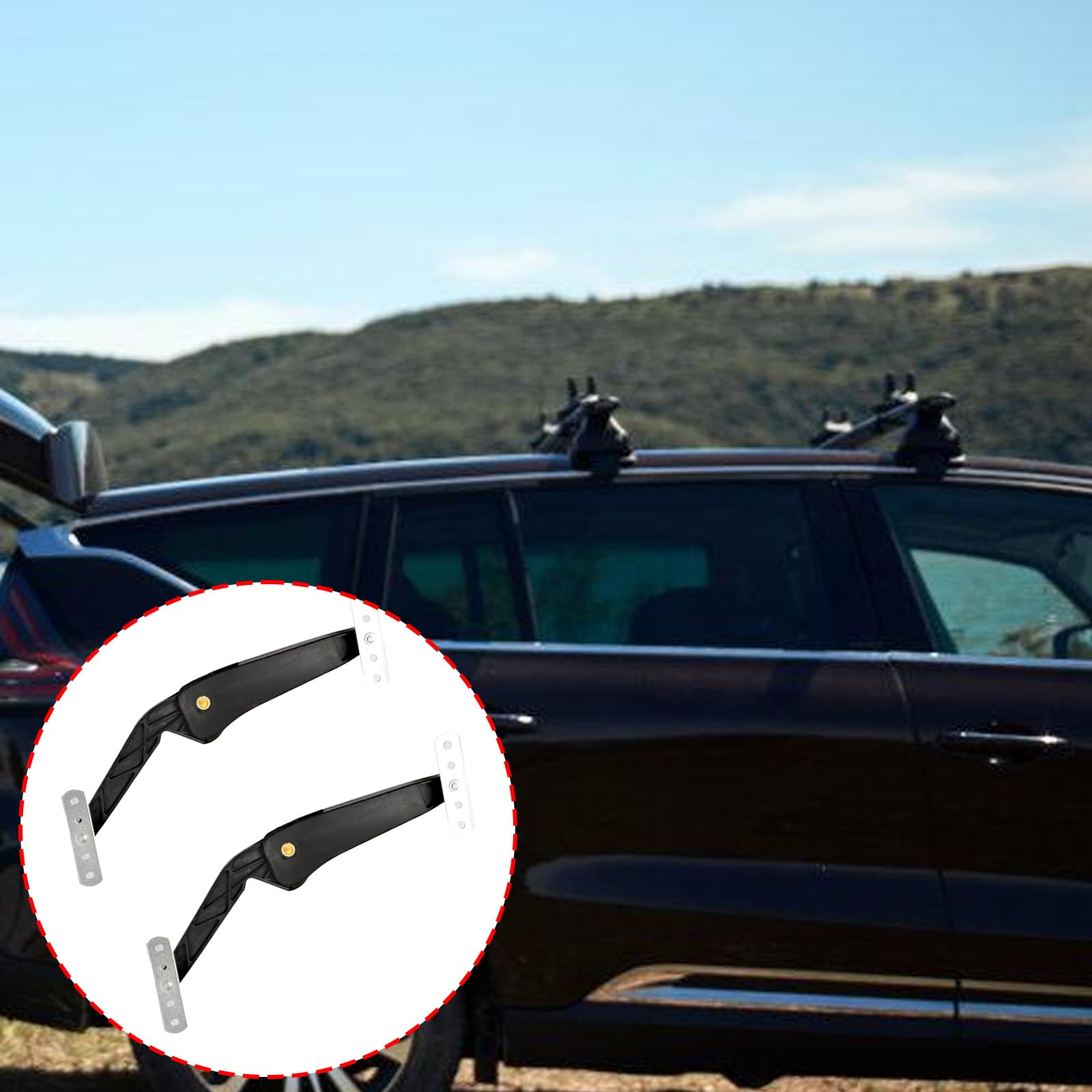 Sollevatore di ricambio per box da tetto dell'auto, resistente alle intemperie, per garantire stabilità durante i viaggi, resistente alle intemperie, 2 pezzi