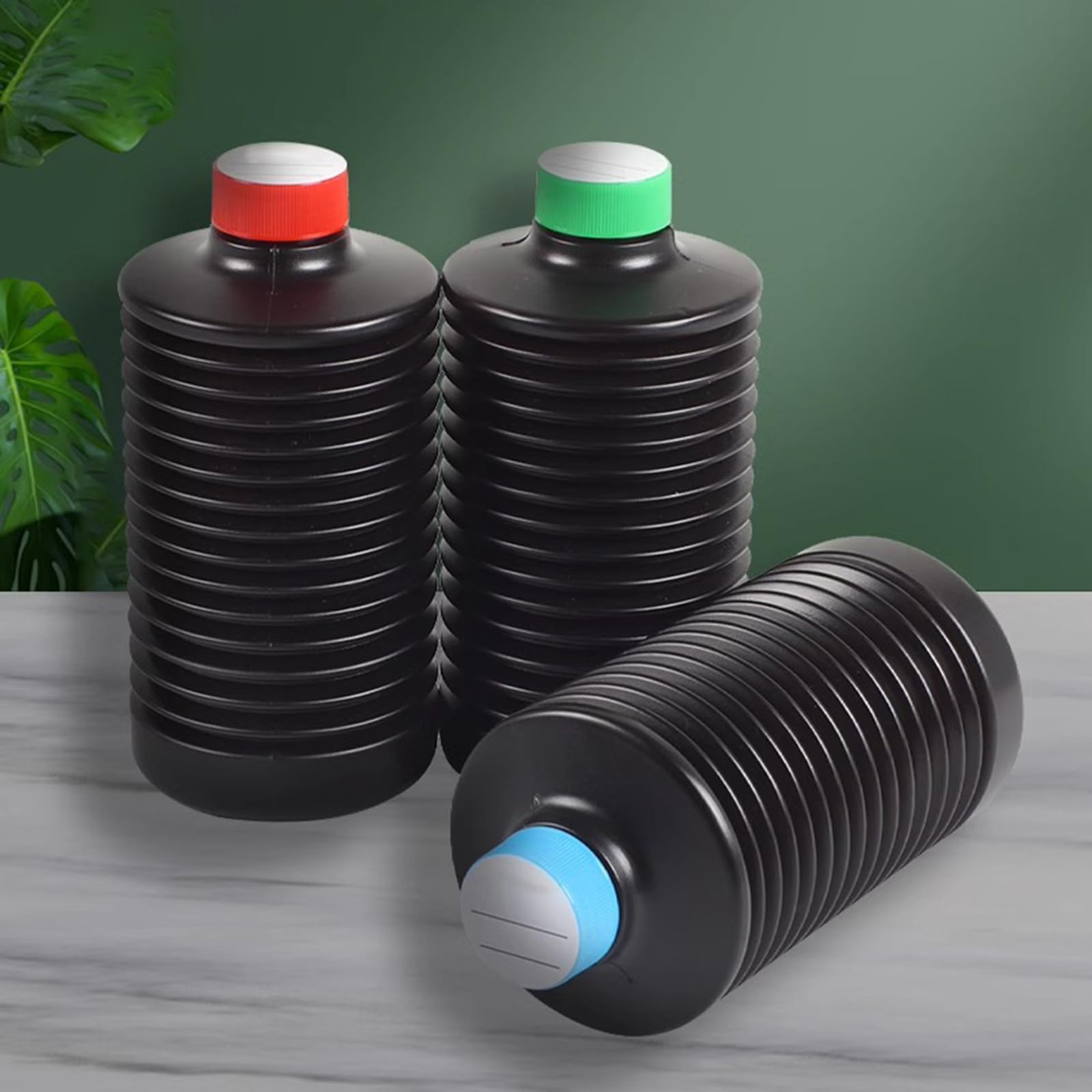 Volumes Bouteille de produits chimiques pour chambre noire Construction en HDPE résistante produits chimiques Joint sécurisé Fournitures de photographie Conteneur de solution de développement