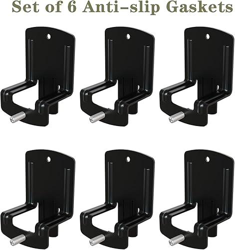 Miniatura 4 de HOMDOCK Juntas de colchón antideslizantes para mantener el colchón en su lugar, juego de 6 agarradores de colchón, tapóndeflector antideslizante