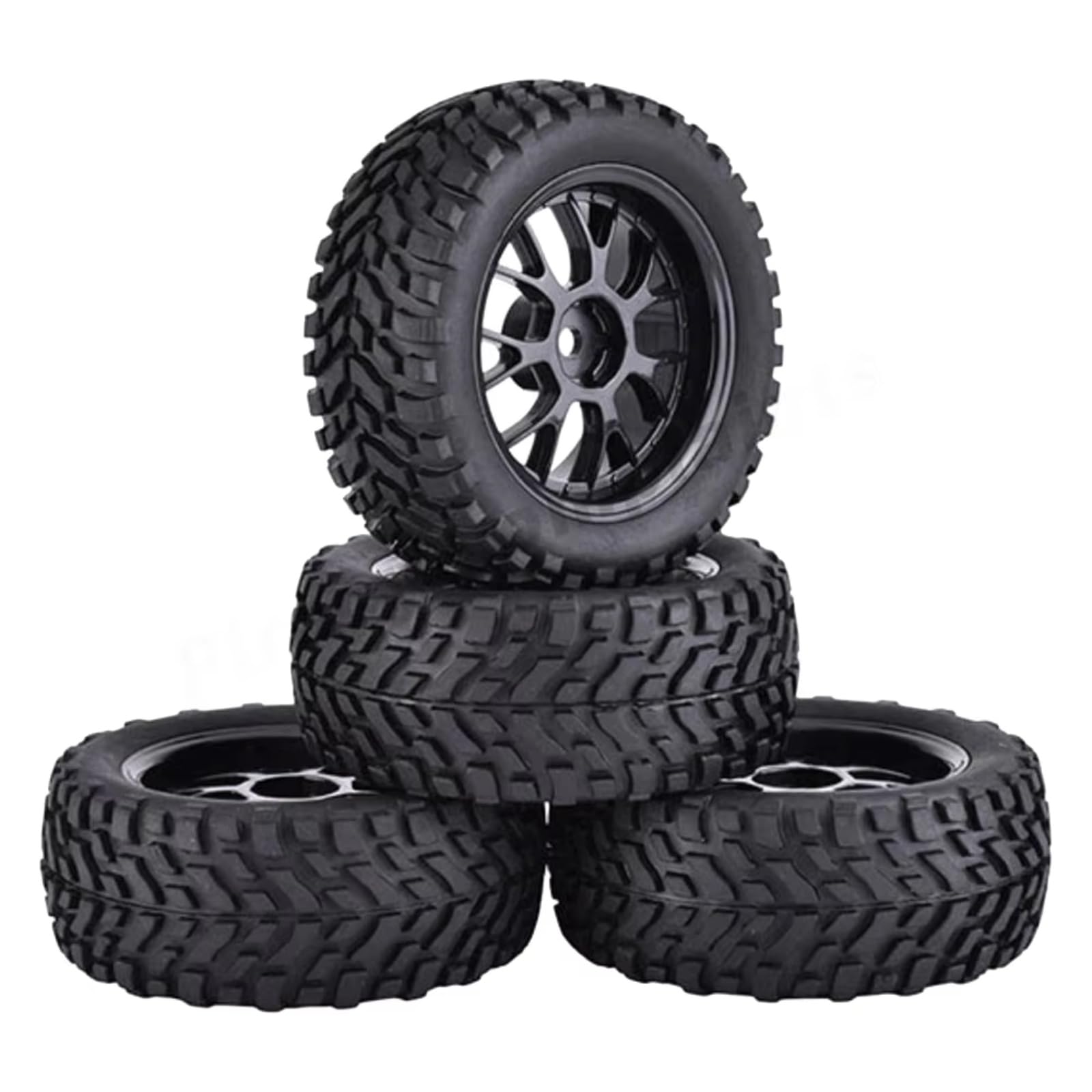 RC Coche Goma Ruedas Compatible con Wltoys para SCX10 para Traxxas para TRX-4 1/14 1/16 1/10 Accesorios De Piezas De Coche RC 1,9 "75mm Todoterreno para Rueda De Neumáticos para Buggy