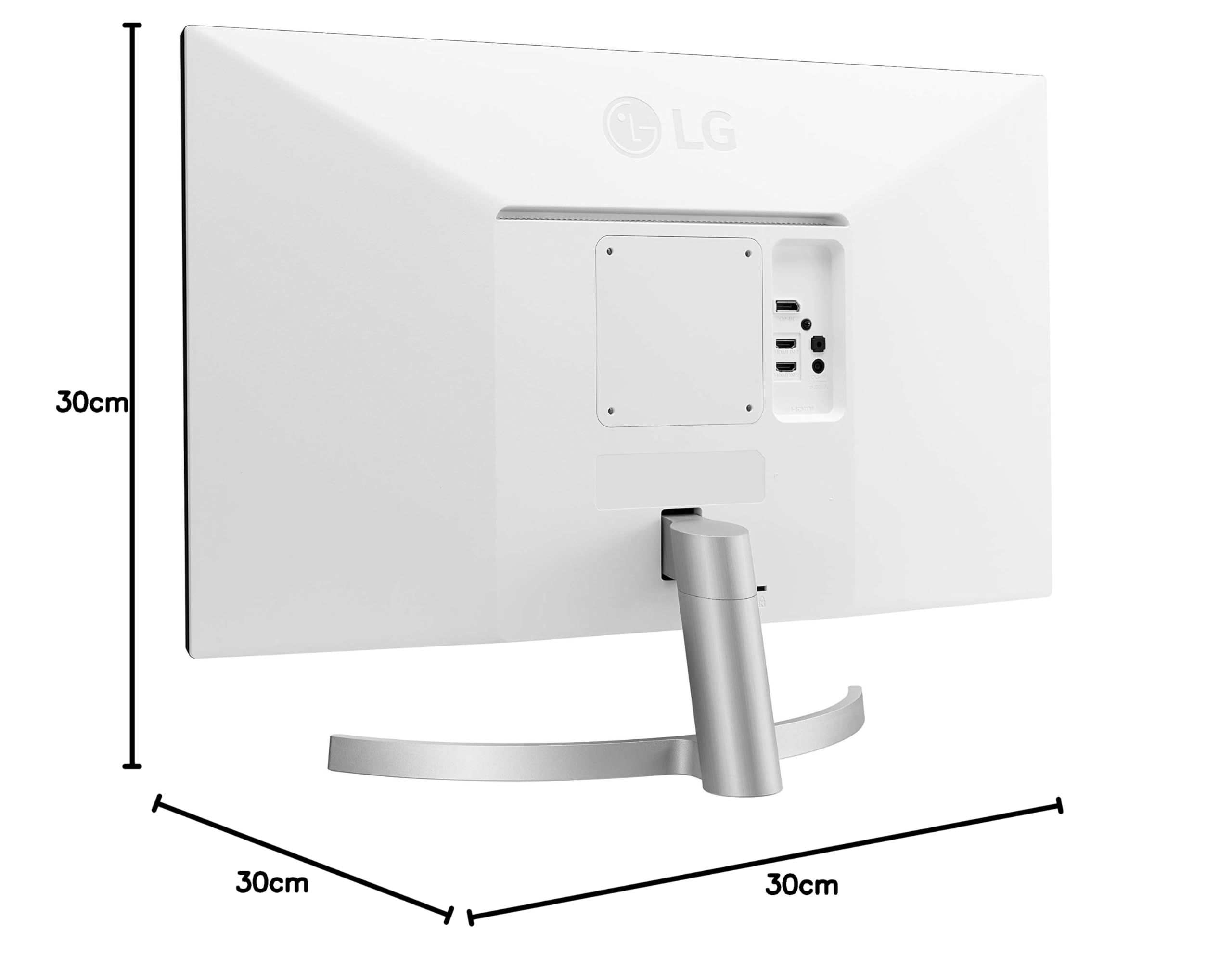 LG 27UL500P Monitor 27" UltraHD 4K LED IPS HDR 10, 3840x2160, 5ms, AMD FreeSync 60Hz, HDMI 2.0 (HDCP 2.2), Display Port 1.4, AUX, Flicker Safe, Bianco
