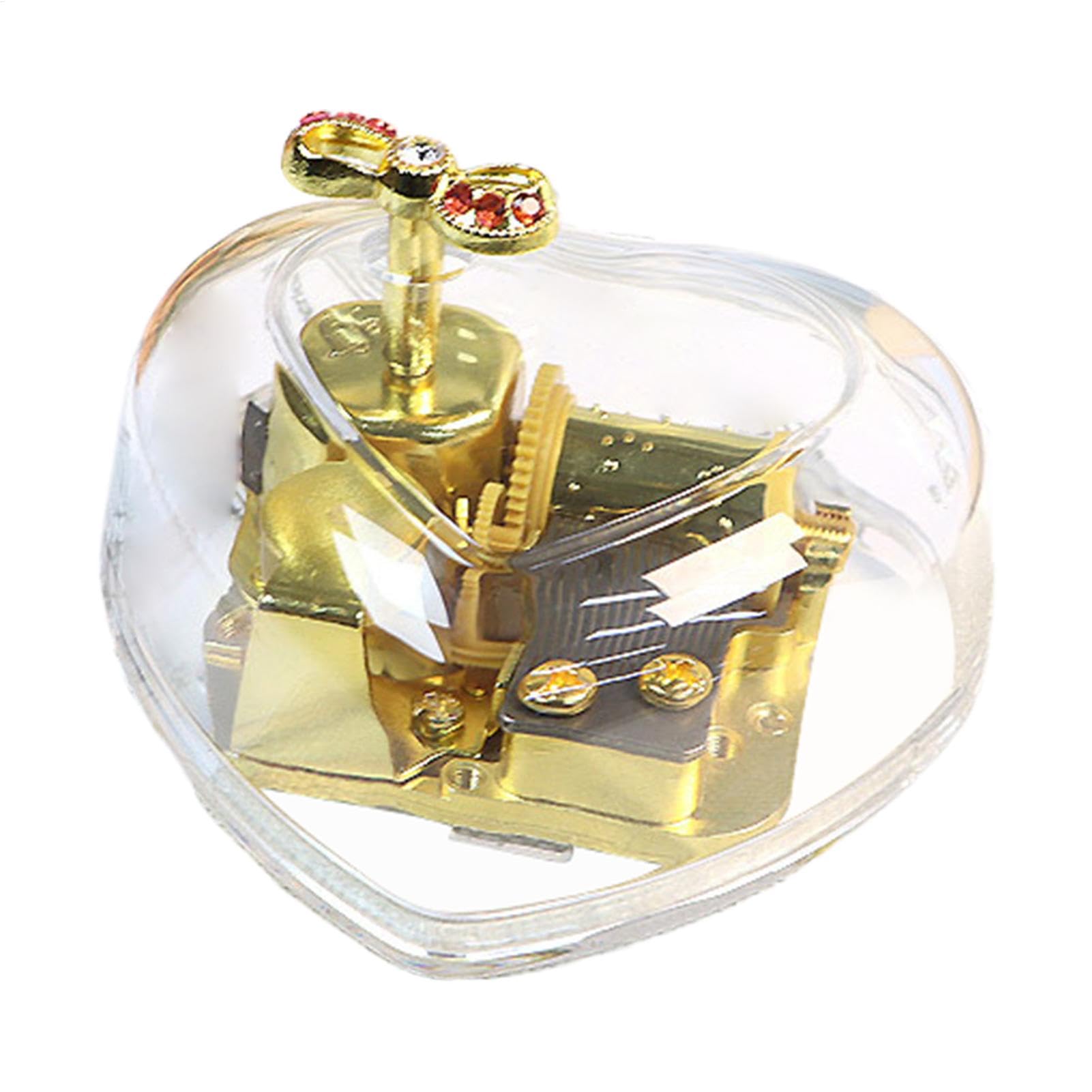 ハート型オルゴール 金色装飾 ハート型オルゴール 金色装飾