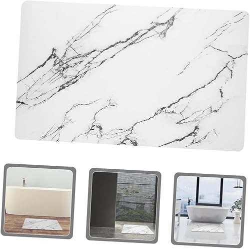 Miniatura 7 de STOBAZA Alfombra de baño antideslizante para baño, alfombras lavables para baño