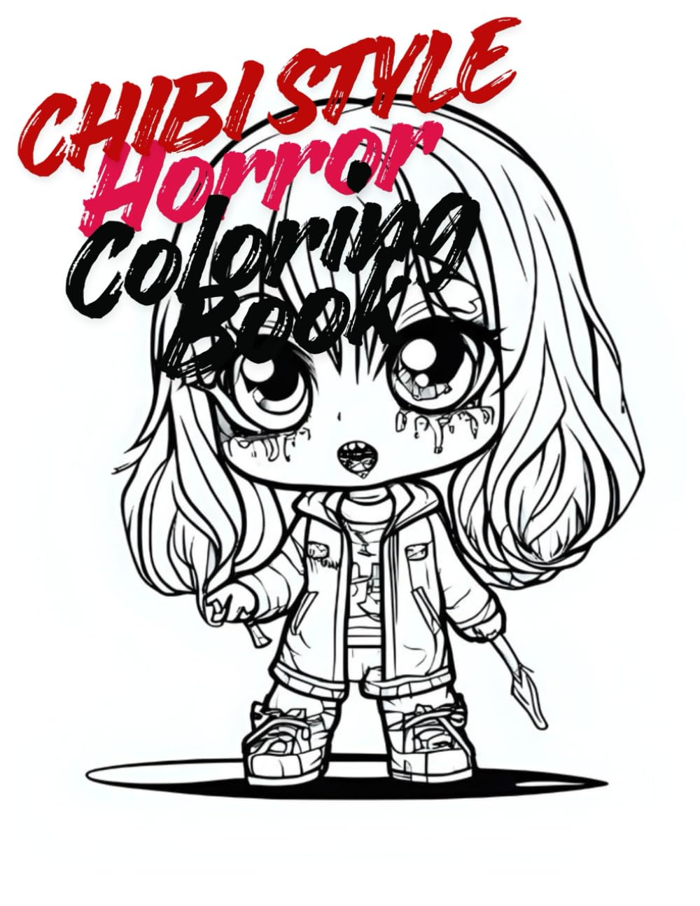 Chibi Horror Coloring Book