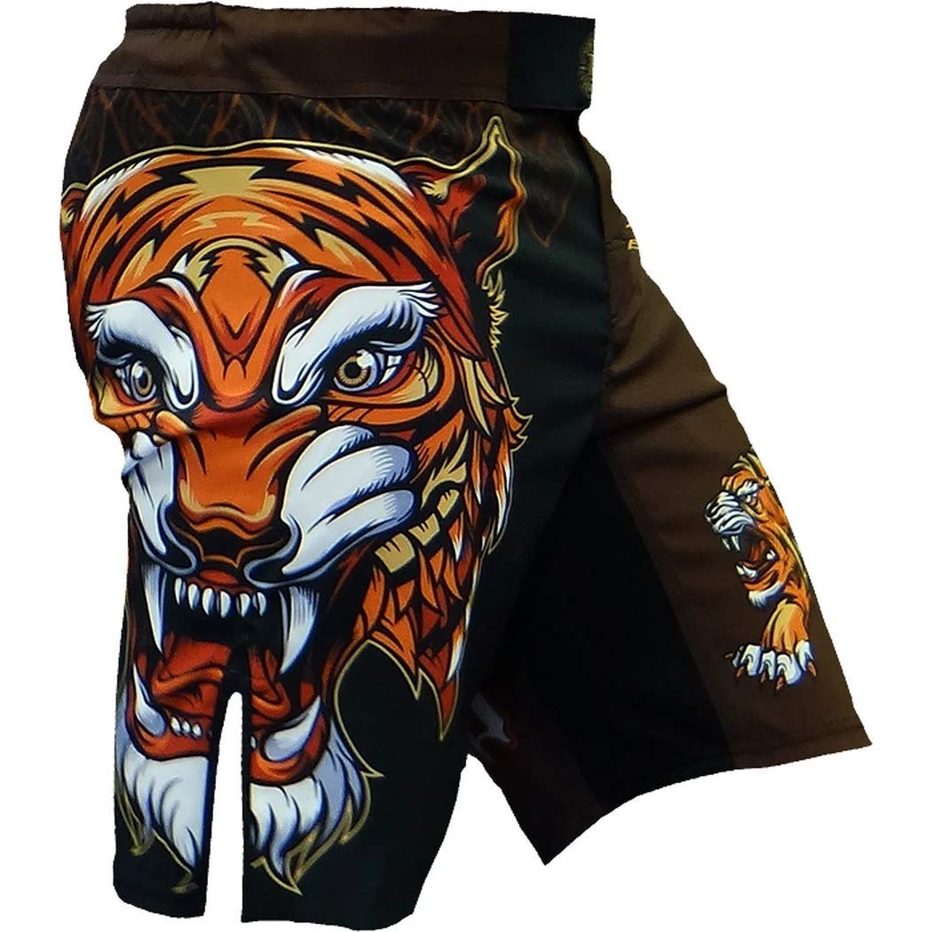 Hardcore TrainingFight Shorts Men's Shorts MMA BJJ Grappling Fitness Boxing Muay Thai No Gi Sparring