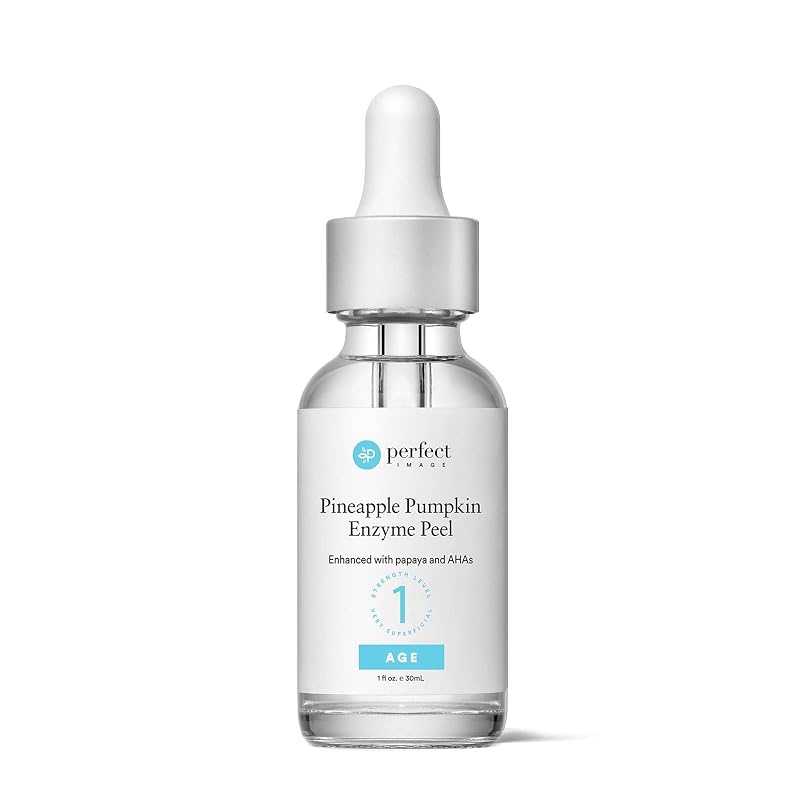 Peeling enzimático facial de abacaxi e abóbora Perfect Image com extrato de mamão e alfa-hidroxiácidos, 28 g