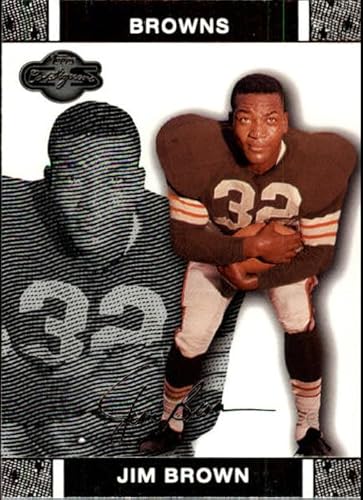 2007 Topps Co-Signers 45 Jim Brown NFL Football Trading Card