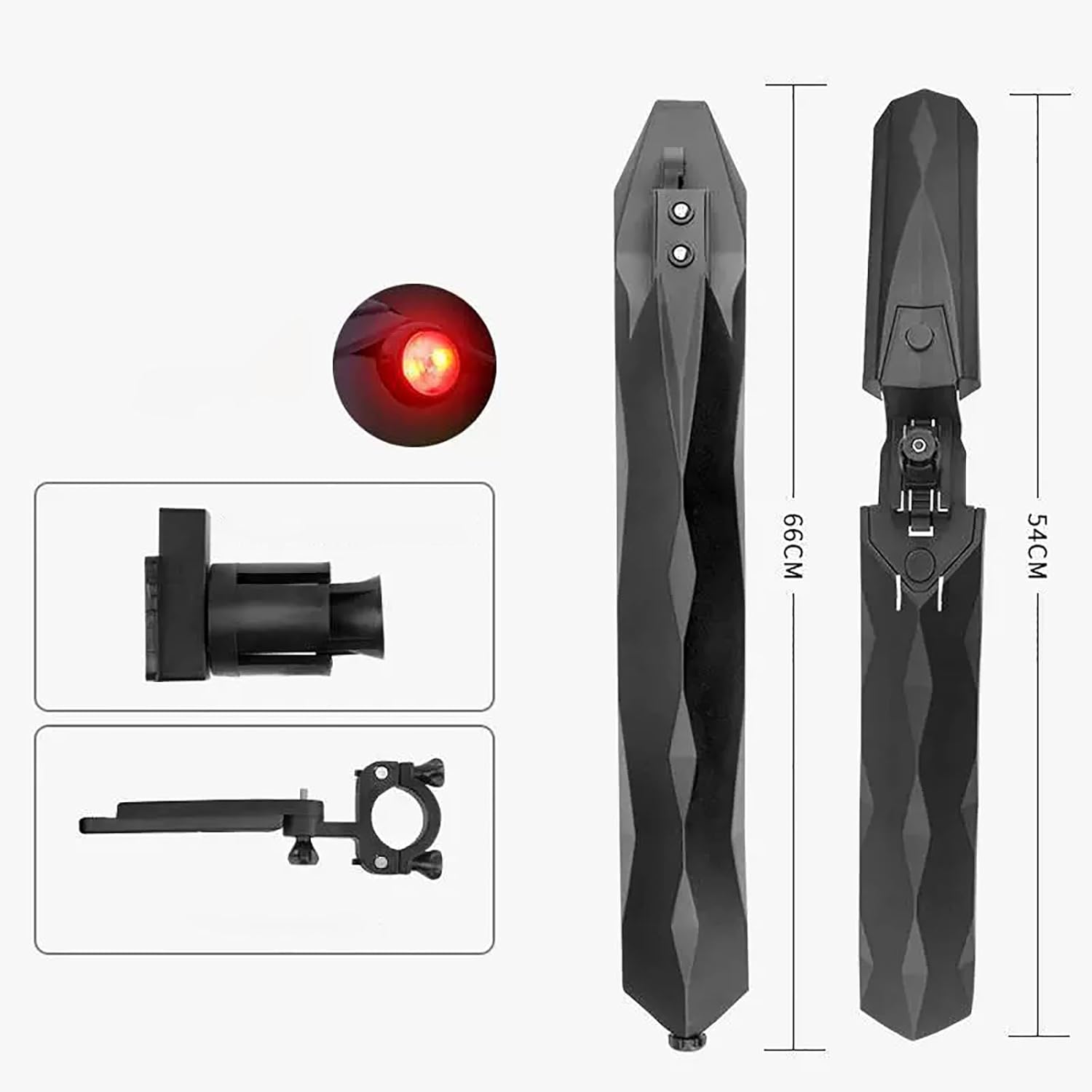 Portable Bicycle Mudguard Bicycle Fenders Mountain Bike Front and Rear Mudguards