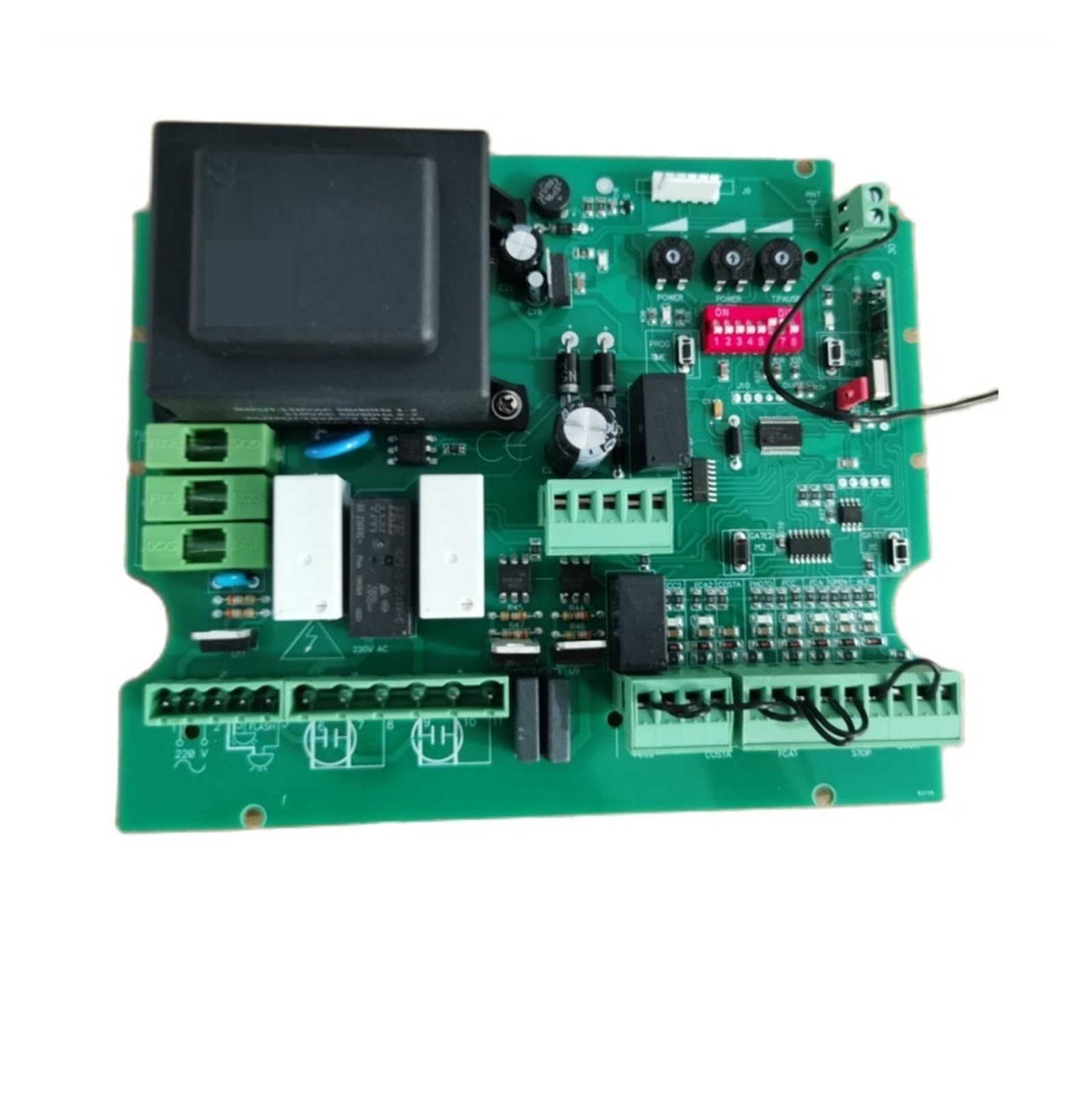 Elektrischer TüRöFfner, Schwenk-/Schiebetor, AC 433 MHz, NC-Mo for Doppelmotor-Schwenk-/Schiebetor-Motorplatine(Board 6 Remote)