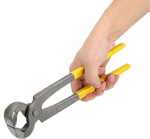 Miniatura 8 de Alicates de corte final, pinzas de carpintero de 12 pulgadas, de acero al carbono, extractor de clavos, alicates de corte de alambre, pinzas de