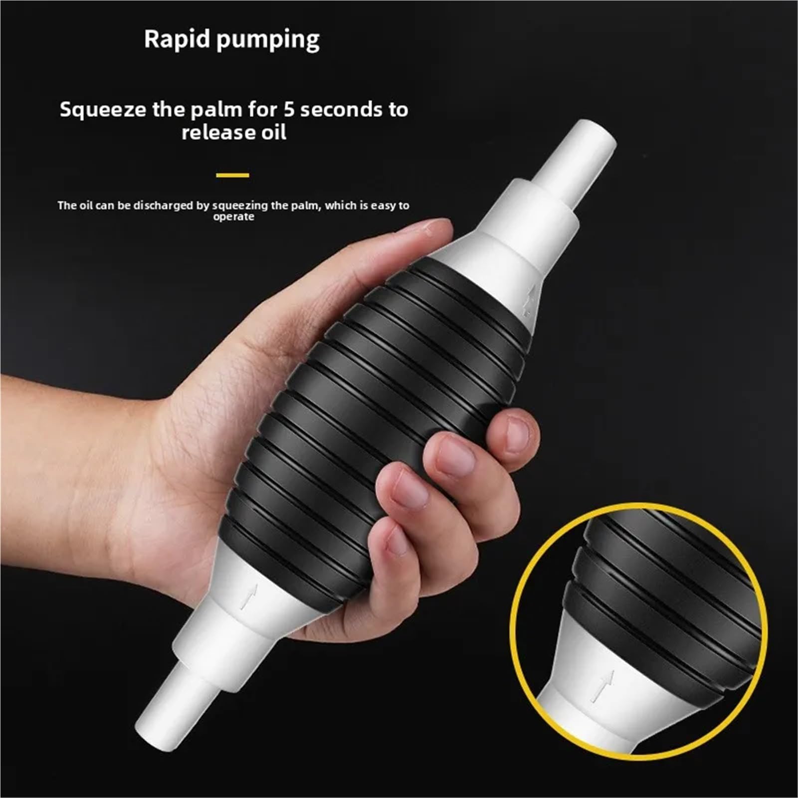 Wytrzymała słomka do płynnego tuningu paliwa, pompa oleju napędowego z PVC, poręczna ręczna benzyny, samochodowego Pompa benzyny(300cm)