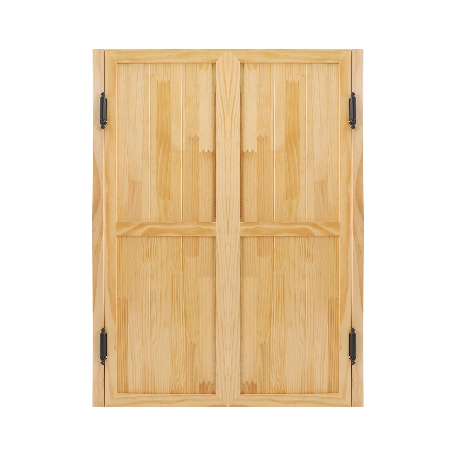 Set completo per porte saloon (L/R coppia + cerniere a pendente), griglia di protezione per porte basculanti, divisorio, porta basculante, 81 x 107 cm, apertura bidirezionale, funzione di chiusura