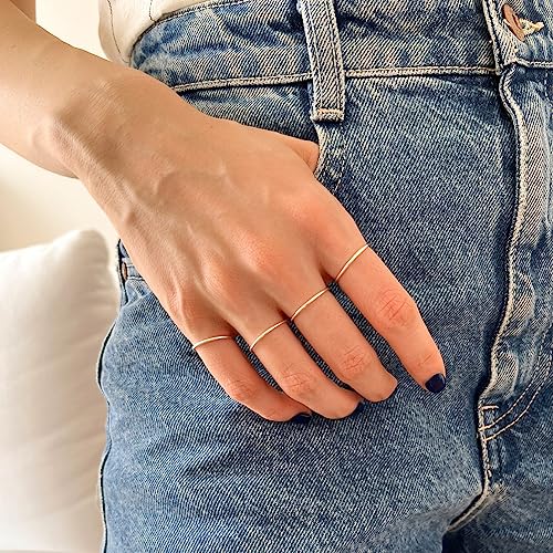 MILACOLATO 925 Sterling Silver Ring for Women Men High Polished Plain Stackable Thumb Rings Tarnish Resistant Wedding Band Ring Comfort Fit Size 4 to 12, 1mm 2mm 3mm 4mm 5mm 6mm4