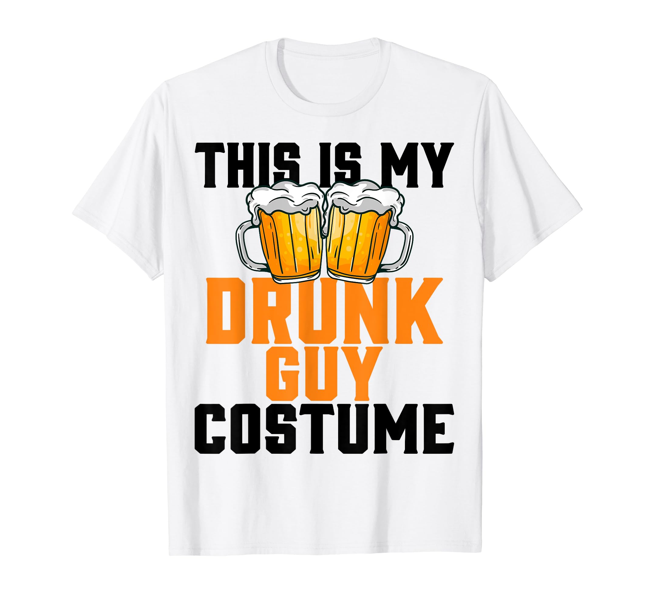 This Is My Drunk Guy Costume Funny Halloween Beer Drinking T-Shirt