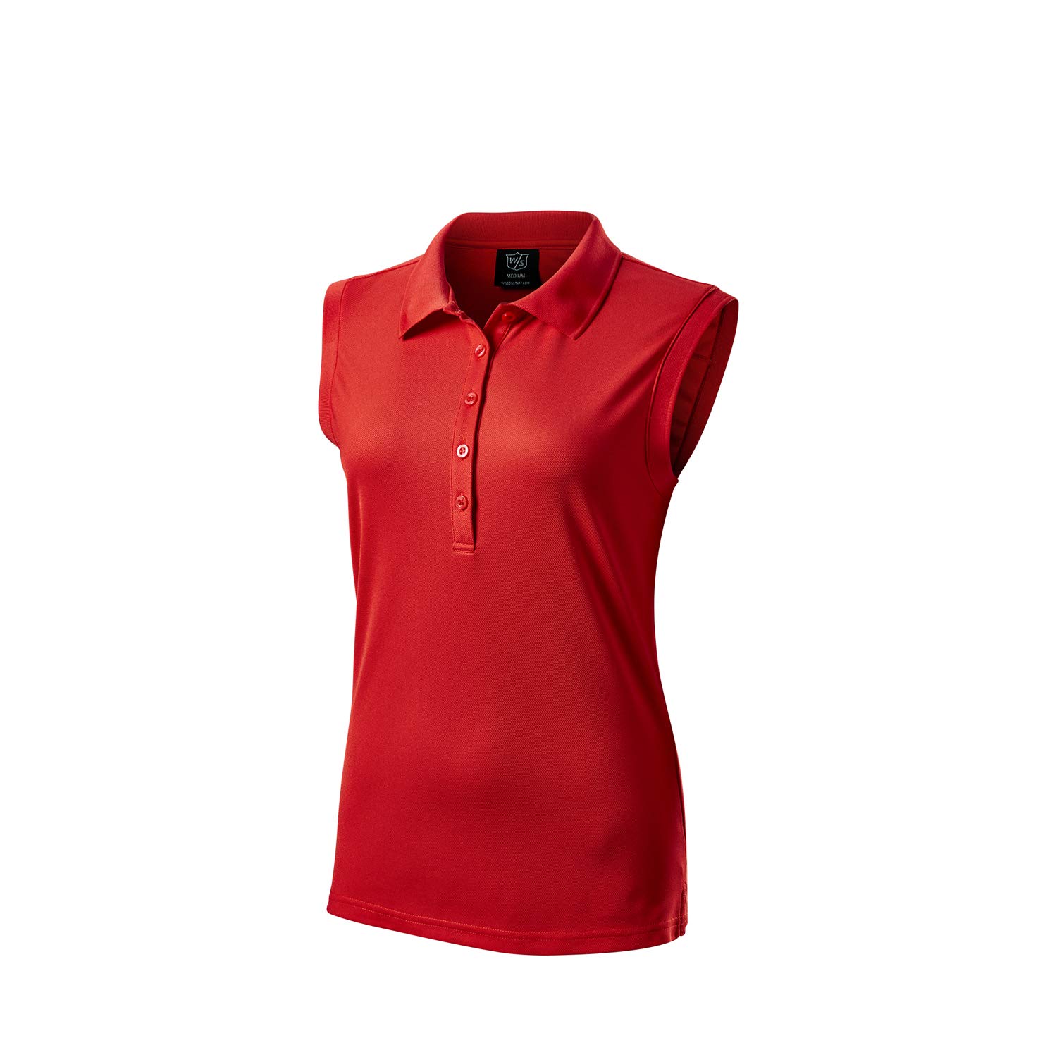 Wilson Staff Femme Polo de Golf, Sans Manches, WILSON STAFF SLEEVELESS POLO, Polyester