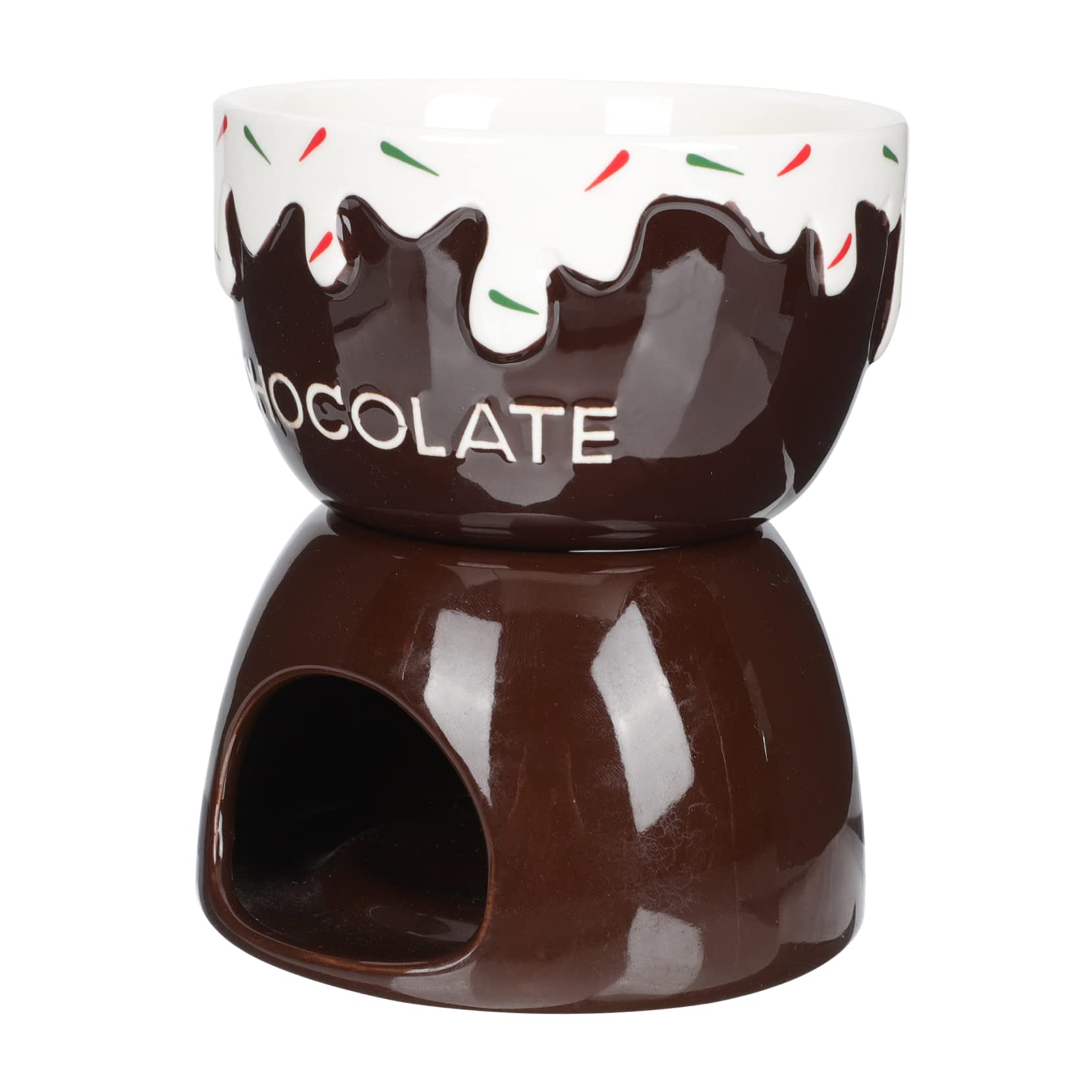 Ciieeo 1set Ceramic Melting Pot for Home Versatile Fondue Pot for Cheese Candy for Breakfast Yogurt Bowl for -term Use for Parties Baking