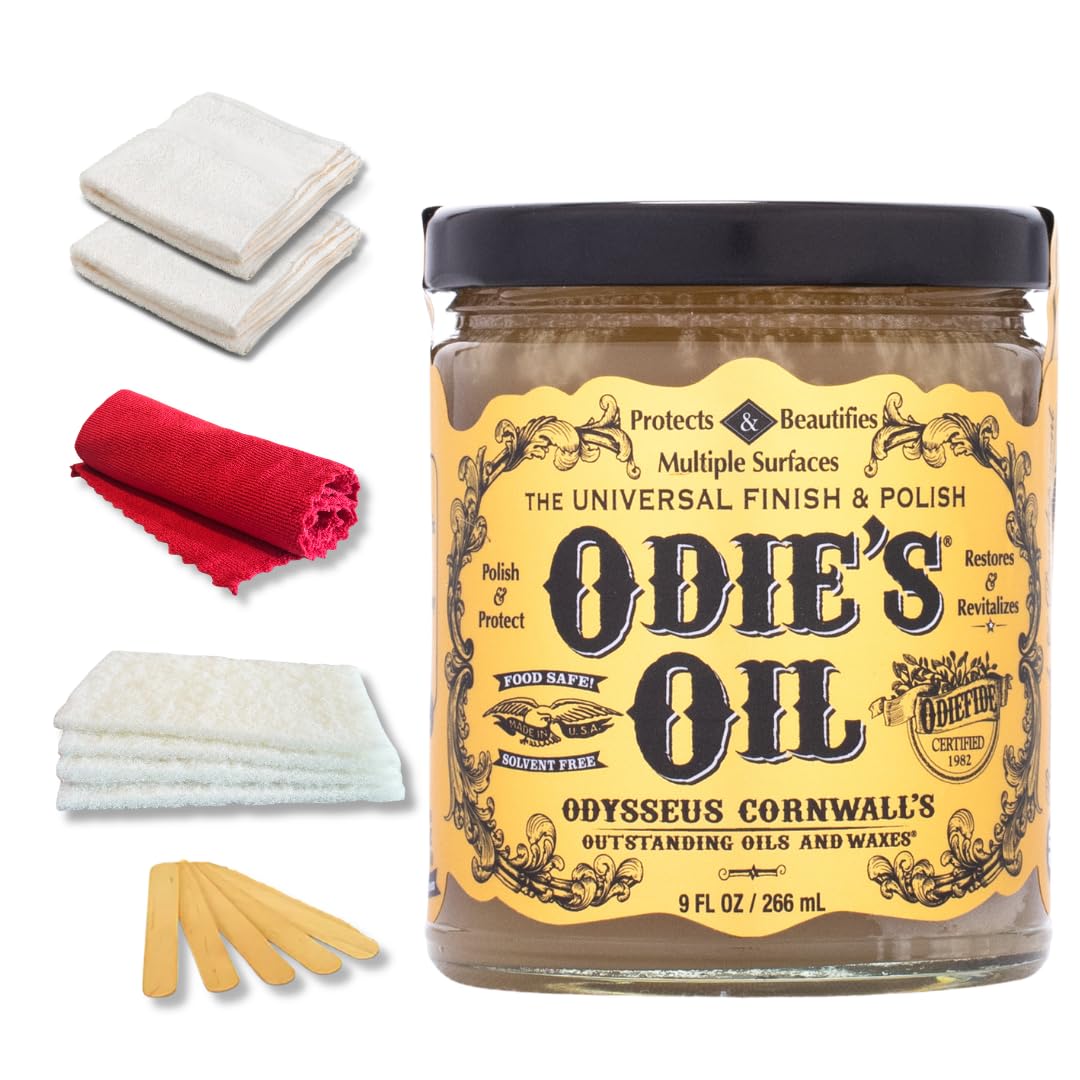 Amazon.com: Odie's Oil Starter Kit – Universal Wood Finish (9 oz