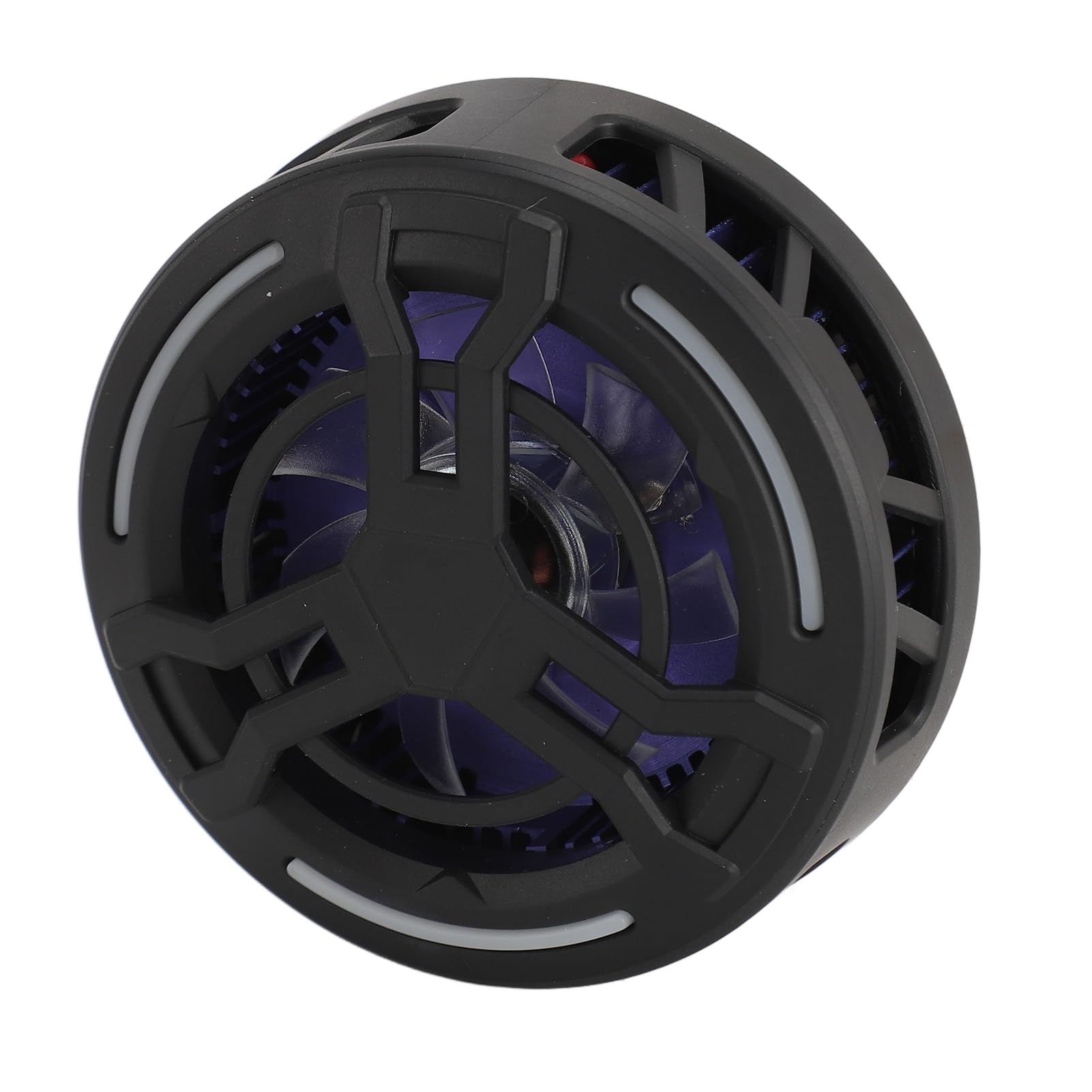Yunseity Ventilador de Refrigeración de la Tableta, Refrigerador Magnético 24W de la Tableta de la Exhibición de la Temperatura del LED para el Juego (BLACK)