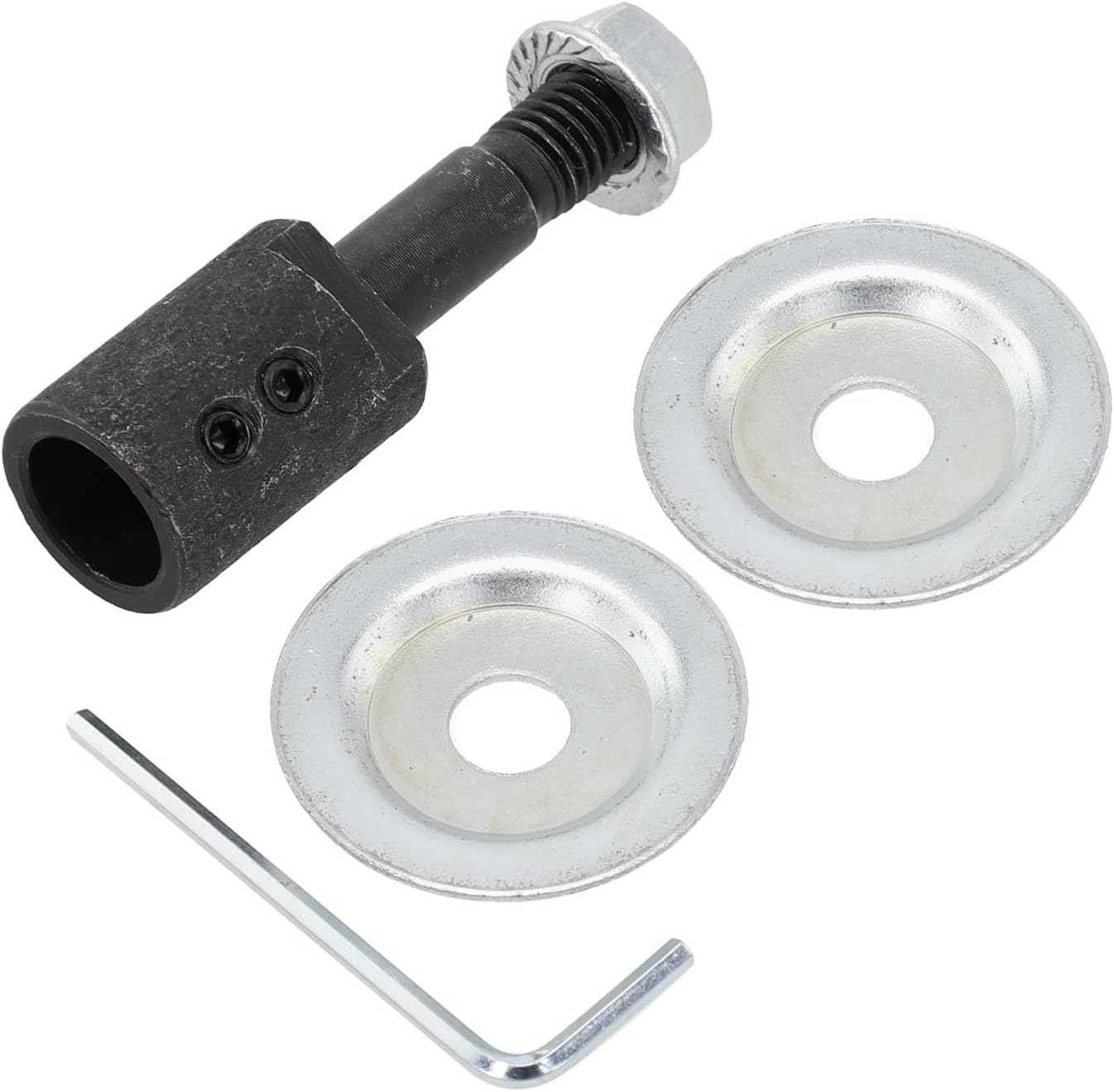 Spindle Drill to Bench Grinder, 5-16mm Shaft Extension Grinding and Polishing Wheels, Conversion Kit Tool Accessory(14MM)