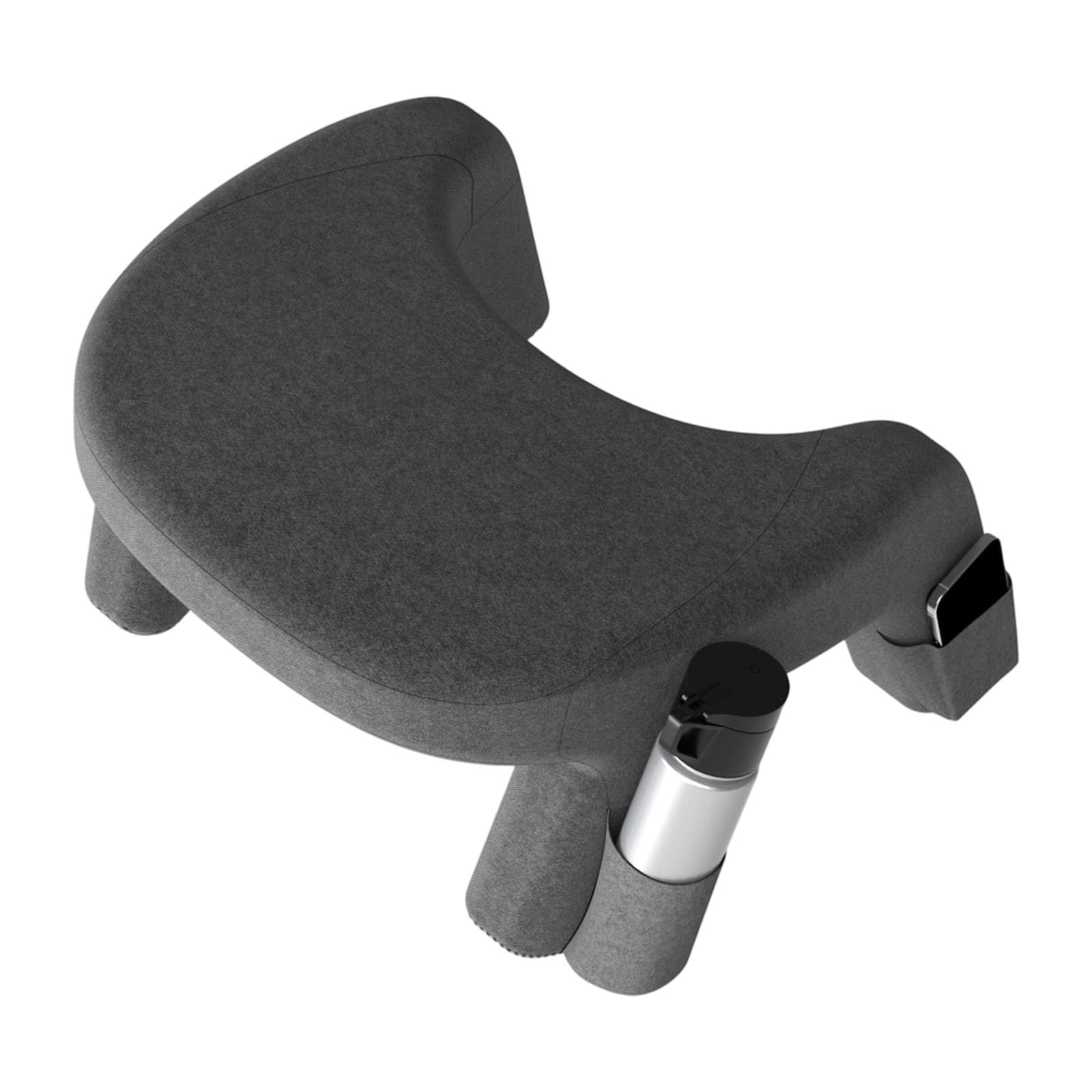 CAZSTYK Ergonomic Reading Pillow with Cup Holder and Storage Pocket Ideal for Laptops Books Tablets in Bed or Couch Versatile Lap Pillow Desk
