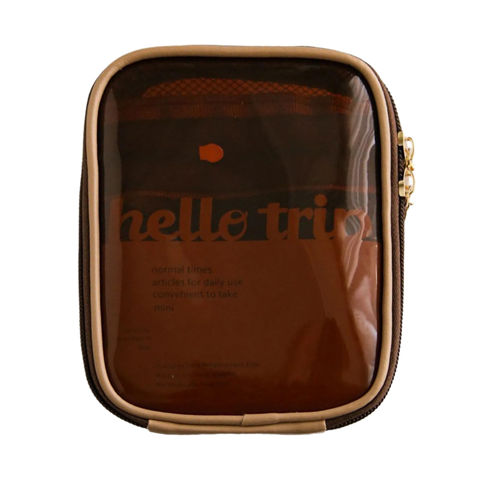 APGLSXY Cosmetic Bag with Clear Designs and Multiple Sections Travel Toiletry Bag for Easy Organization and Quick Access Business Trip Toiletry
