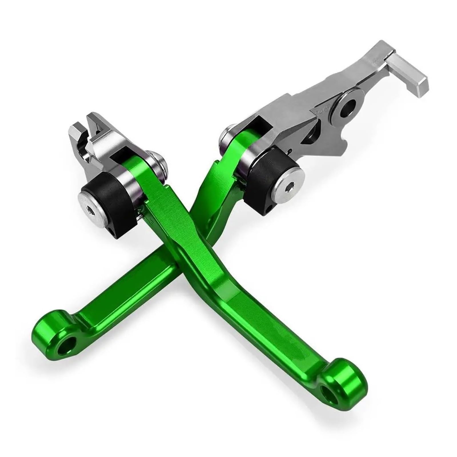 Hguvsjd for CRF300L for CRF 300L for CRF300 L 2021 Motorcoss Pit Dirt Bike Pivot Foldable Brake Clutch Levers Motorcycle Brake Lever(Green)