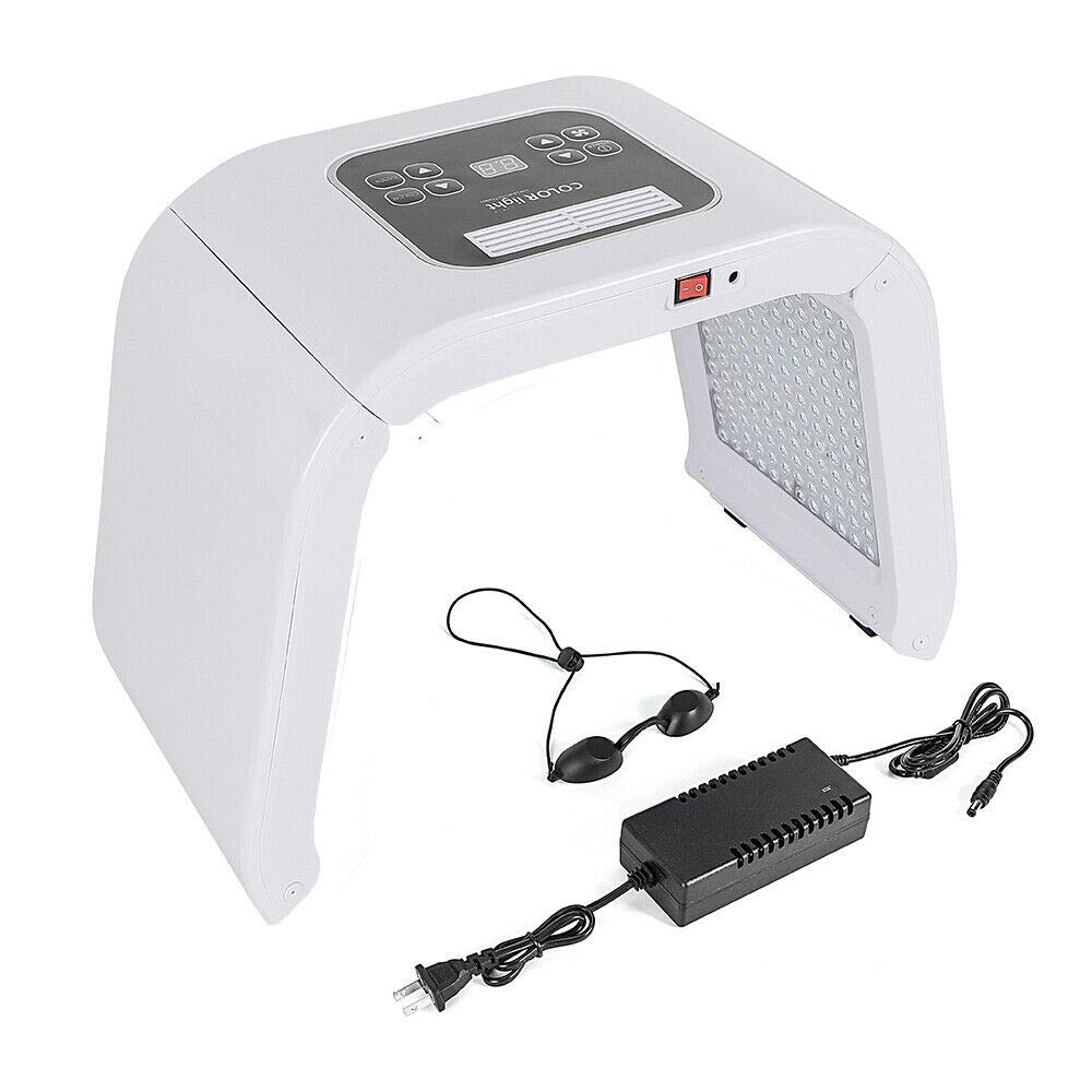 32W LED Photon Therapie 7 Farben Licht Therapie PDT Therapie Hautpflege Maschine für Gesicht Hals Anti-falten Akne Entfernung