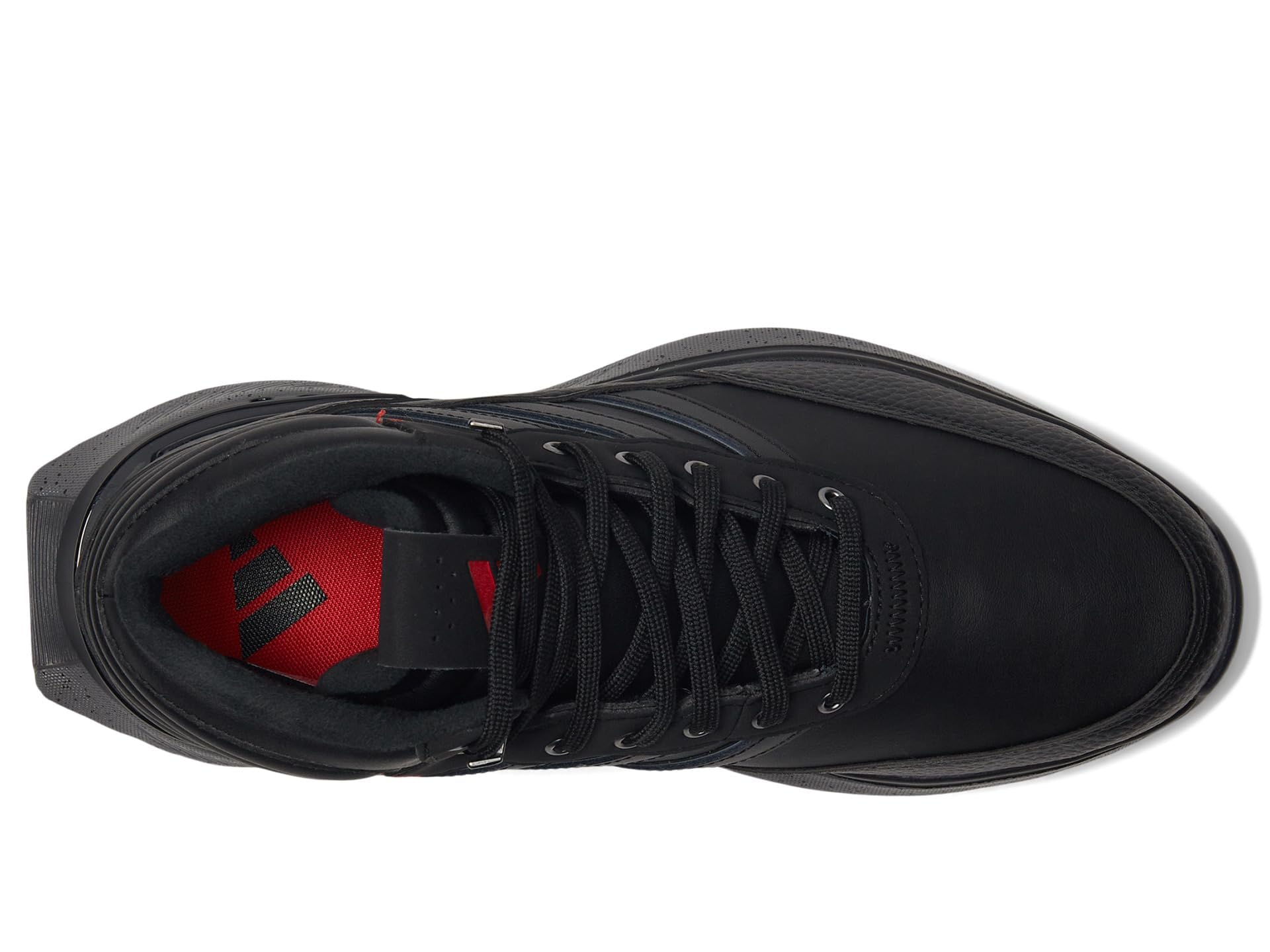 adidas Men's S2G Spikeless Rain.RDY Golf Shoes, Core Black/Iron Metallic/Better Scarlet, 10