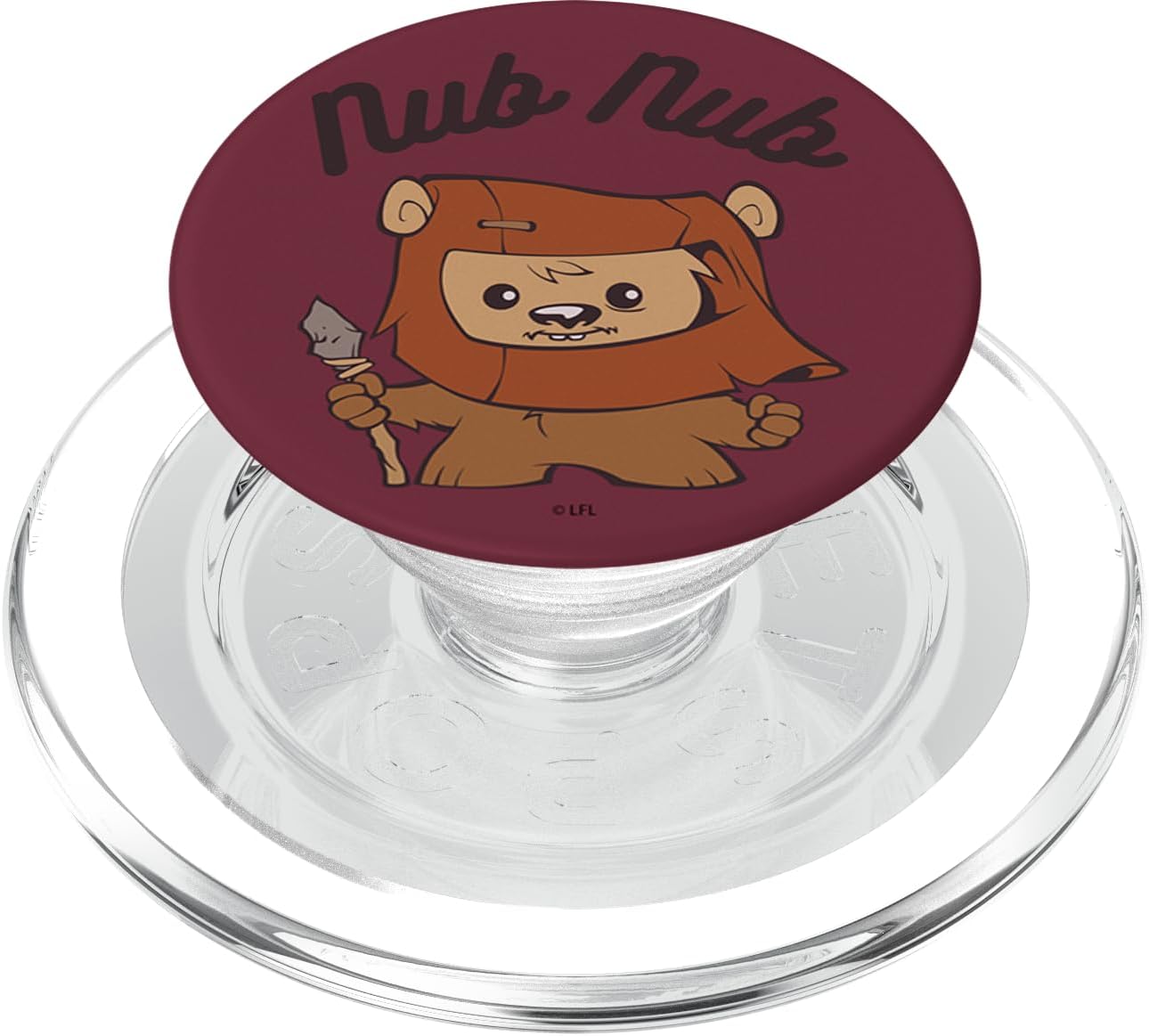 Star Wars Ewok Nub Nub Cartoon PopSockets MagSafe PopGrip for iPhone