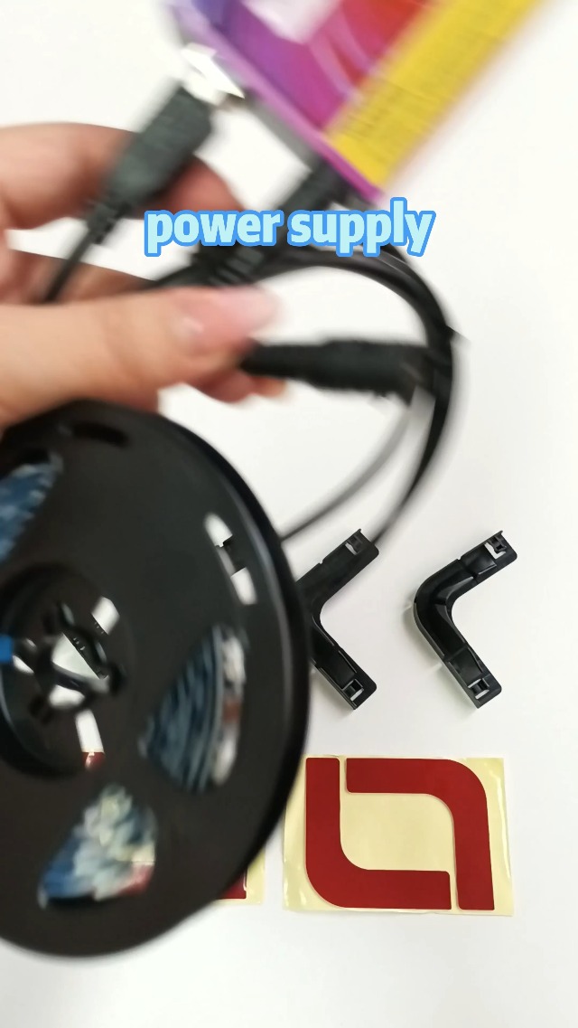 Image of Gaming LED Strip Lights 9.84ft with CH1 Connectors Screen Sync RGB Backlight for 32-43 Inch PC Monitor & TV Music Sync LED Light Bar Works with Windows & Android TV Box BPSK2