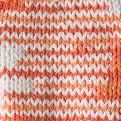 Image of Lily Sugar 'N Cream The Original Yarn Medium Worsted Gauge 100% Cotton - 2 Ounces - Orange Ombre