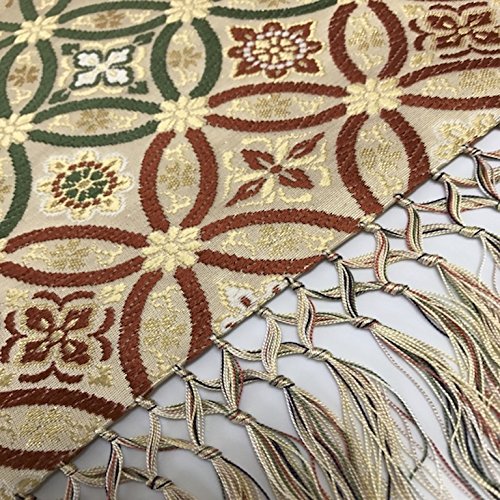 遠州七宝文様　テーブルセンター テーブルセンター 芹沢銈介 伊曽保文 紺 綿100％ 50cm×30cm