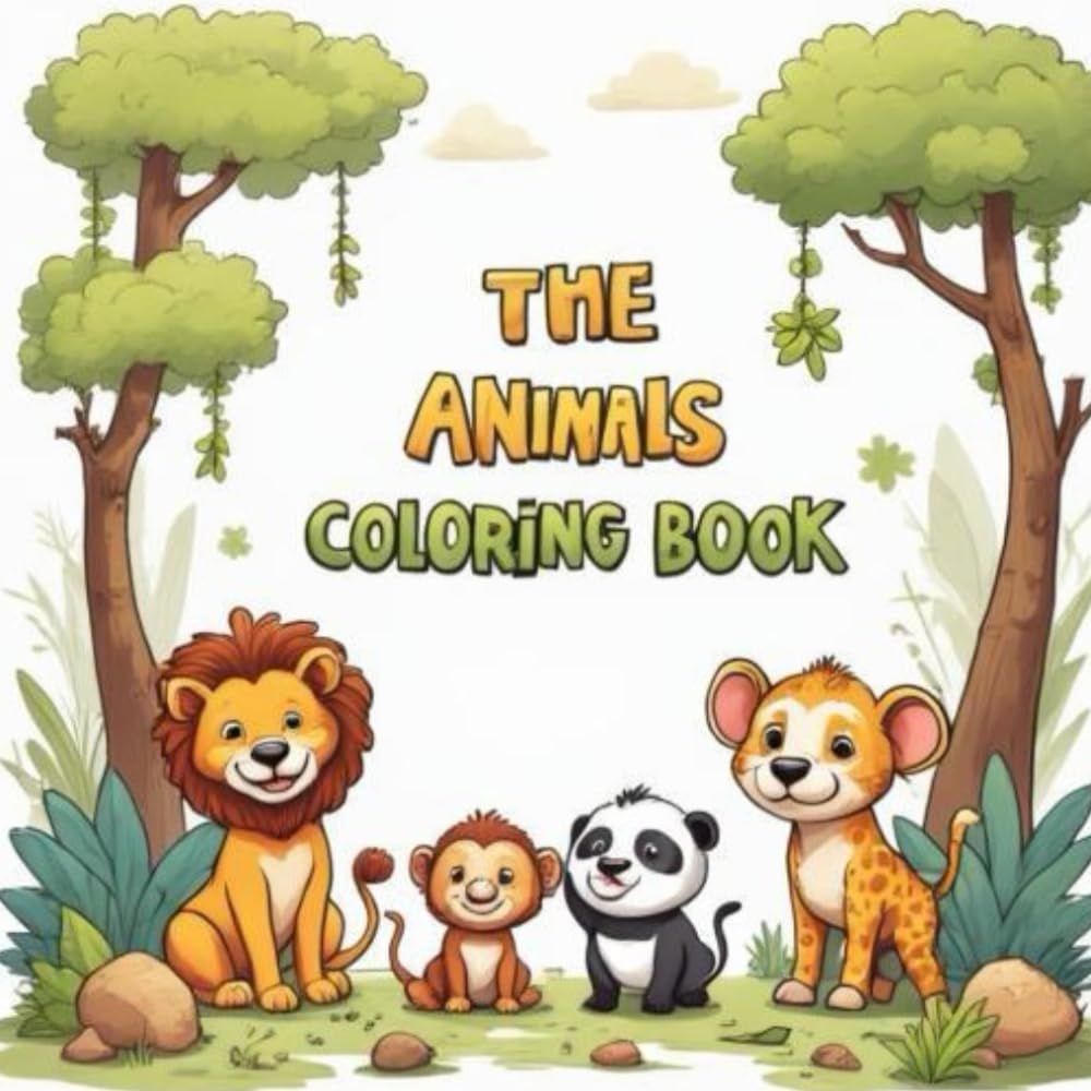 Animal Adventure: A Fun Drawing Book for Kids Draw, Color & Explore Cute Animals.