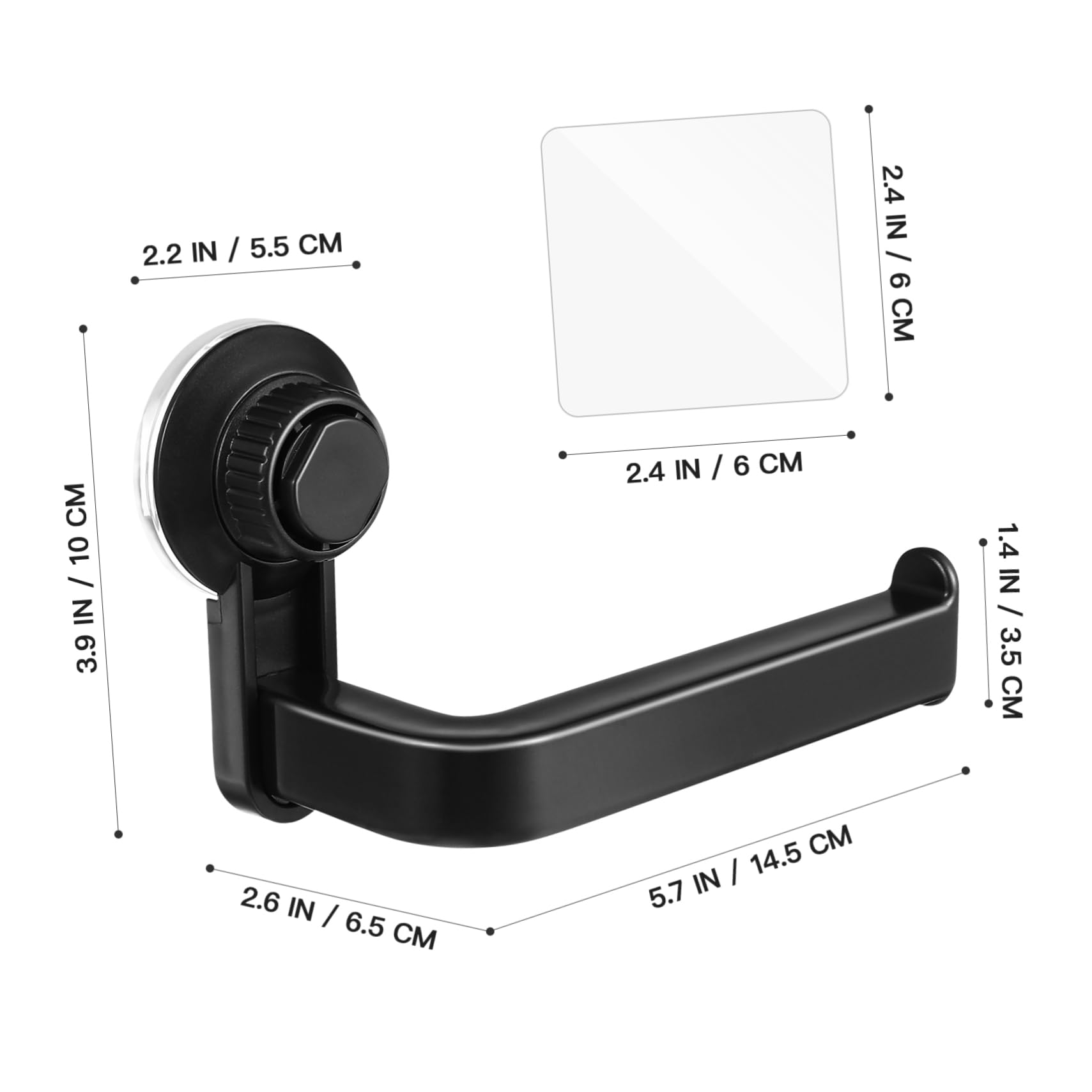 Toallero negro mate montado en la pared para baño con dispensador de papel higiénico, accesorios de RV y soporte de papel de seda, soporte de rollo para el hogar para baño