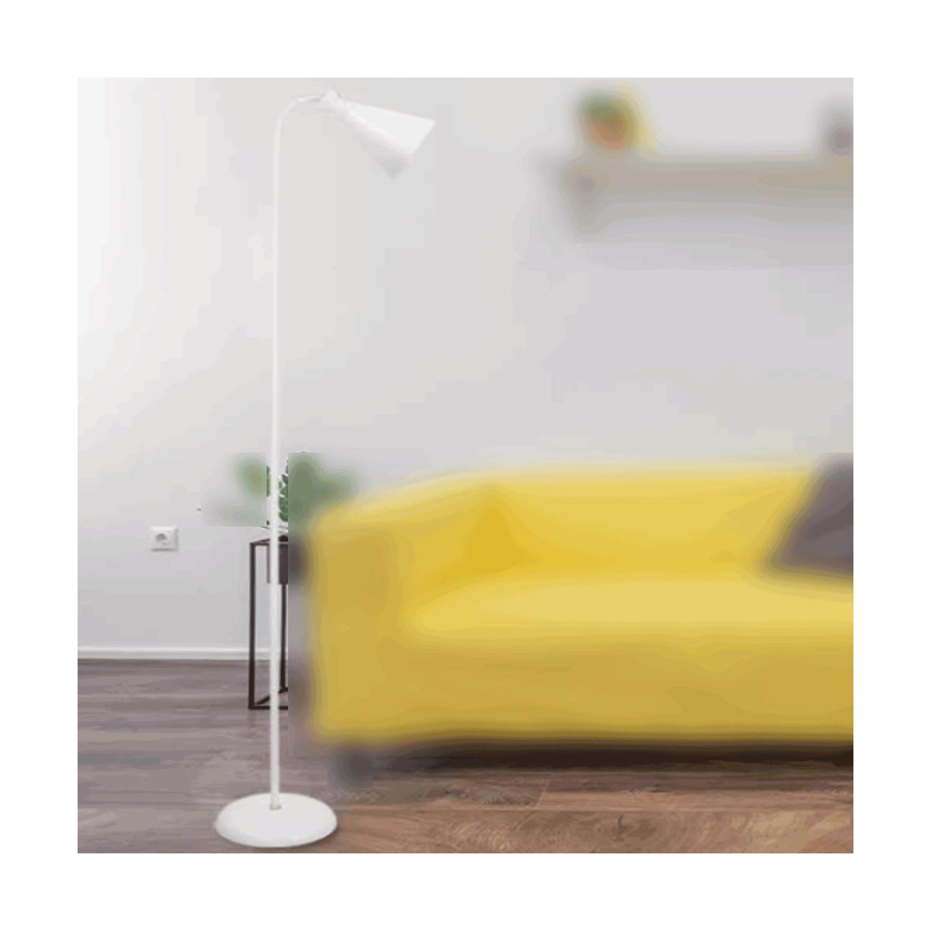 Lámpara de hierro para salón: crea un rincón de lectura acogedor junto al sofá