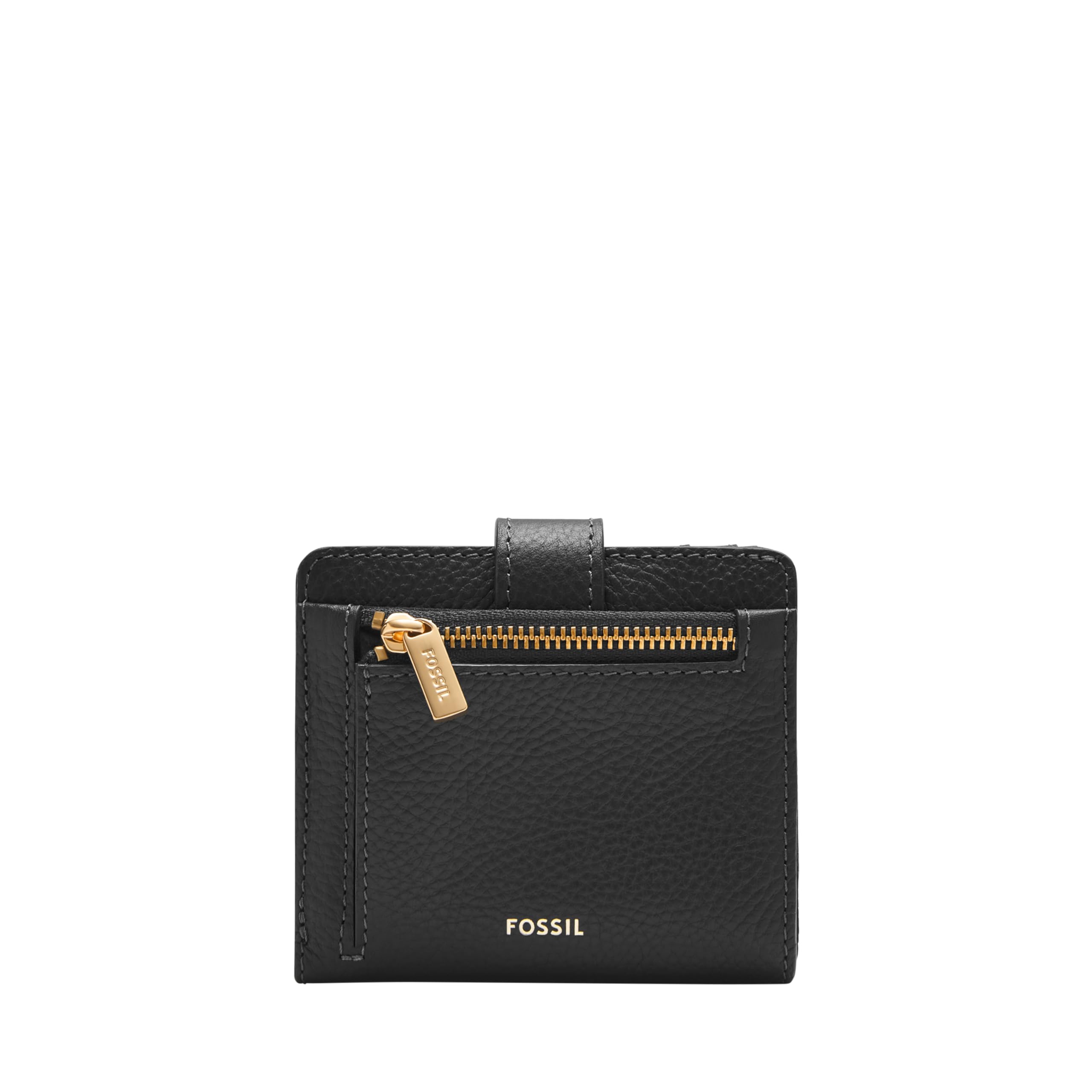 Fossil Damen Harwell Small Tab Bifold Wallet, Schwarz (klein), Einheitsgröße
