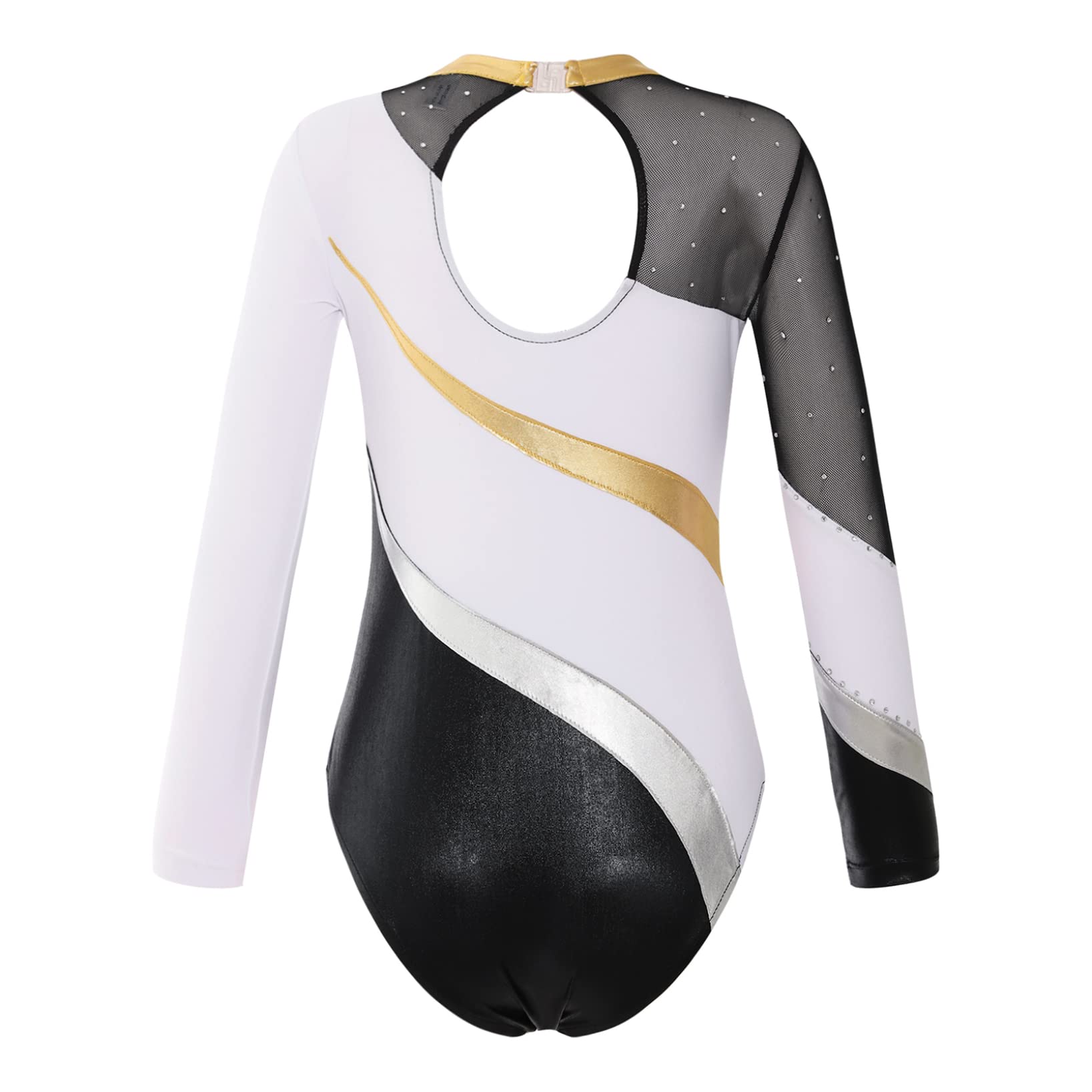 Filles Justaucorps Gymnastique Artistique 3 Pièces Maillots de Danse Classique Avec Crop Top Et Leggings Sportifs Leotard Combinaison Dentraînement Pour Le Yoga
