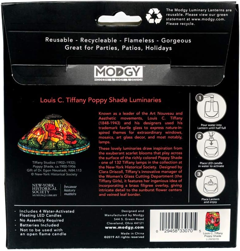 MODGY Luminary Lanterns Floating LED Poppies