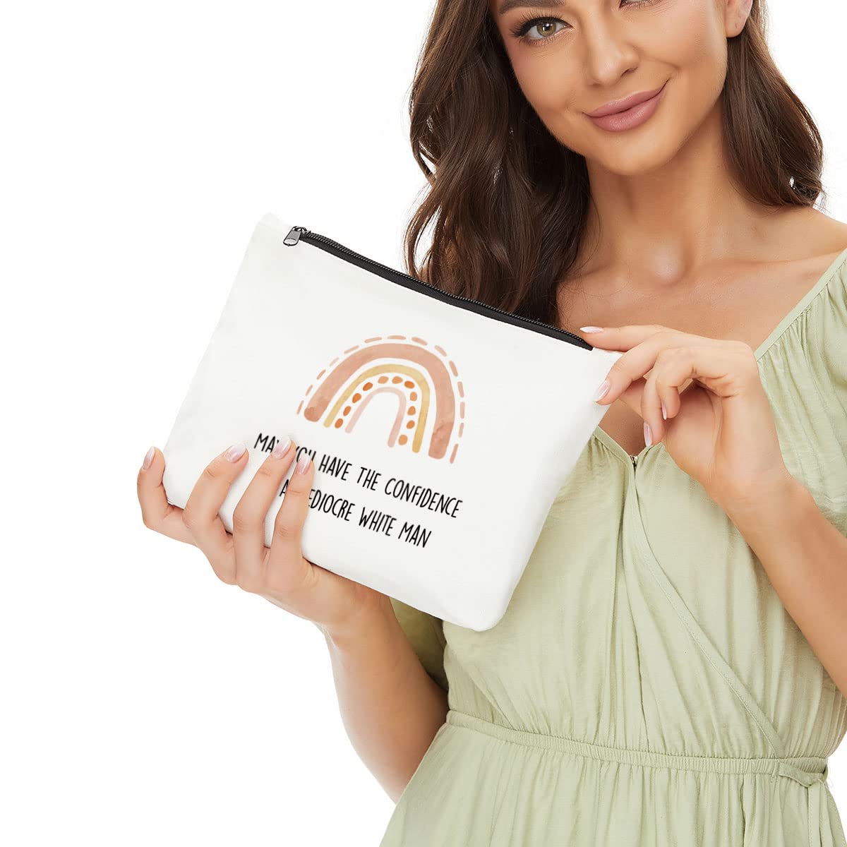 Inspirational Gifts for Women, Feminist Makeup Bag, Intersectional Feminism, Smash The Patriarchy, Feminist Gift, Liberal Gift - May You Have The Confidence Motivational Birthday Christmas Friendship