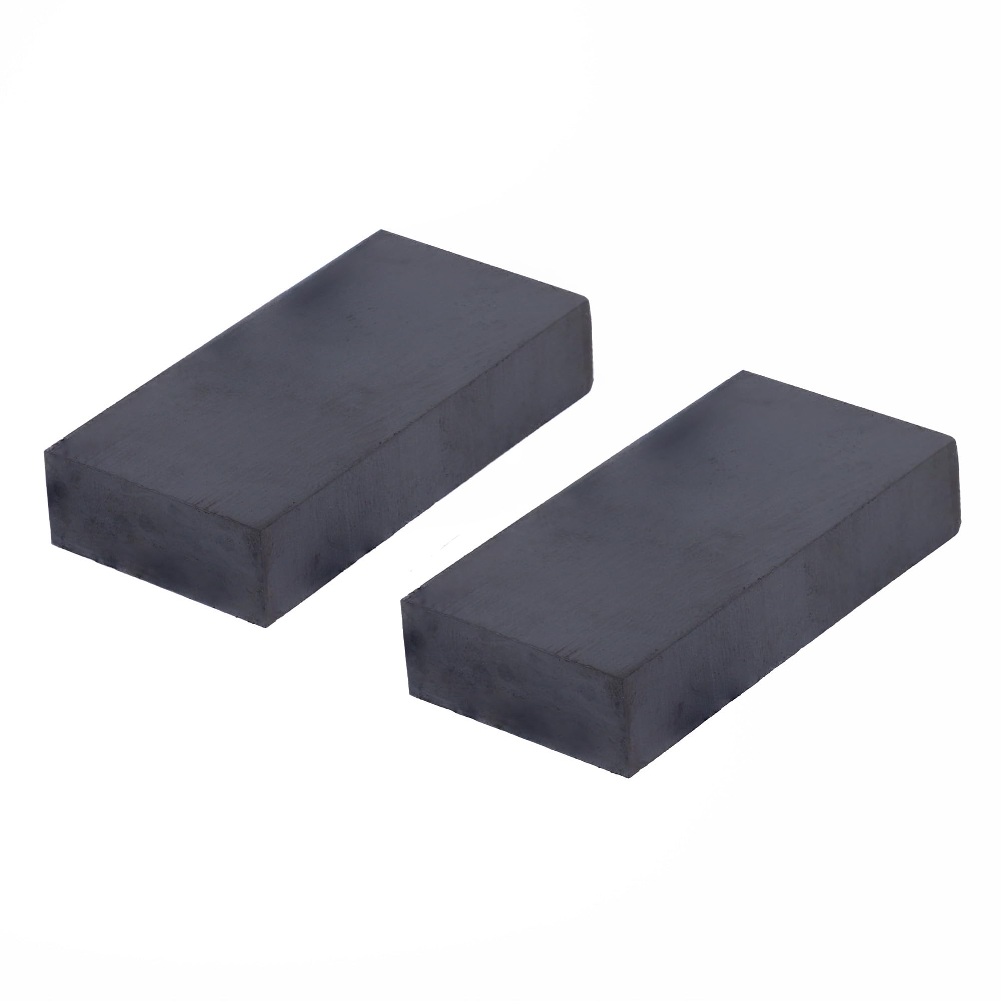 Y30BH Ferrite Magnet for Arts, Crafts, Model Making, DIY, Hobbies, Office, and Home - 50mm x 25mm x 10mm thick - 3kg Pull - Pack of 40