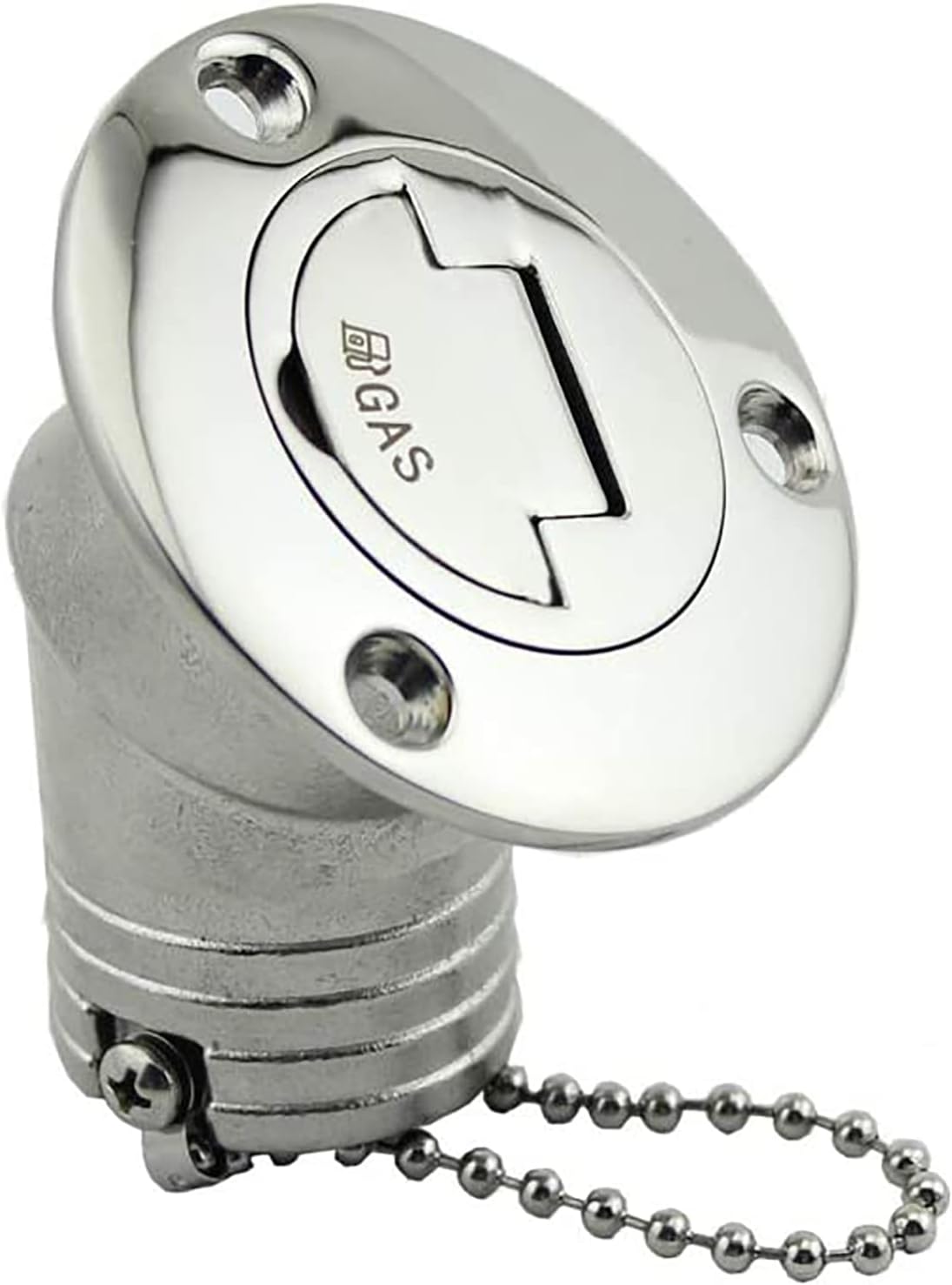 316 Stainless Steel Marine Boat Deck Fuel Filler Keyless Cap for Boat Yacht (2 inch (50mm))