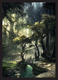MTG Sleeves 50 MTG Standard Card Sleeves Deck Protector - Forest Journey